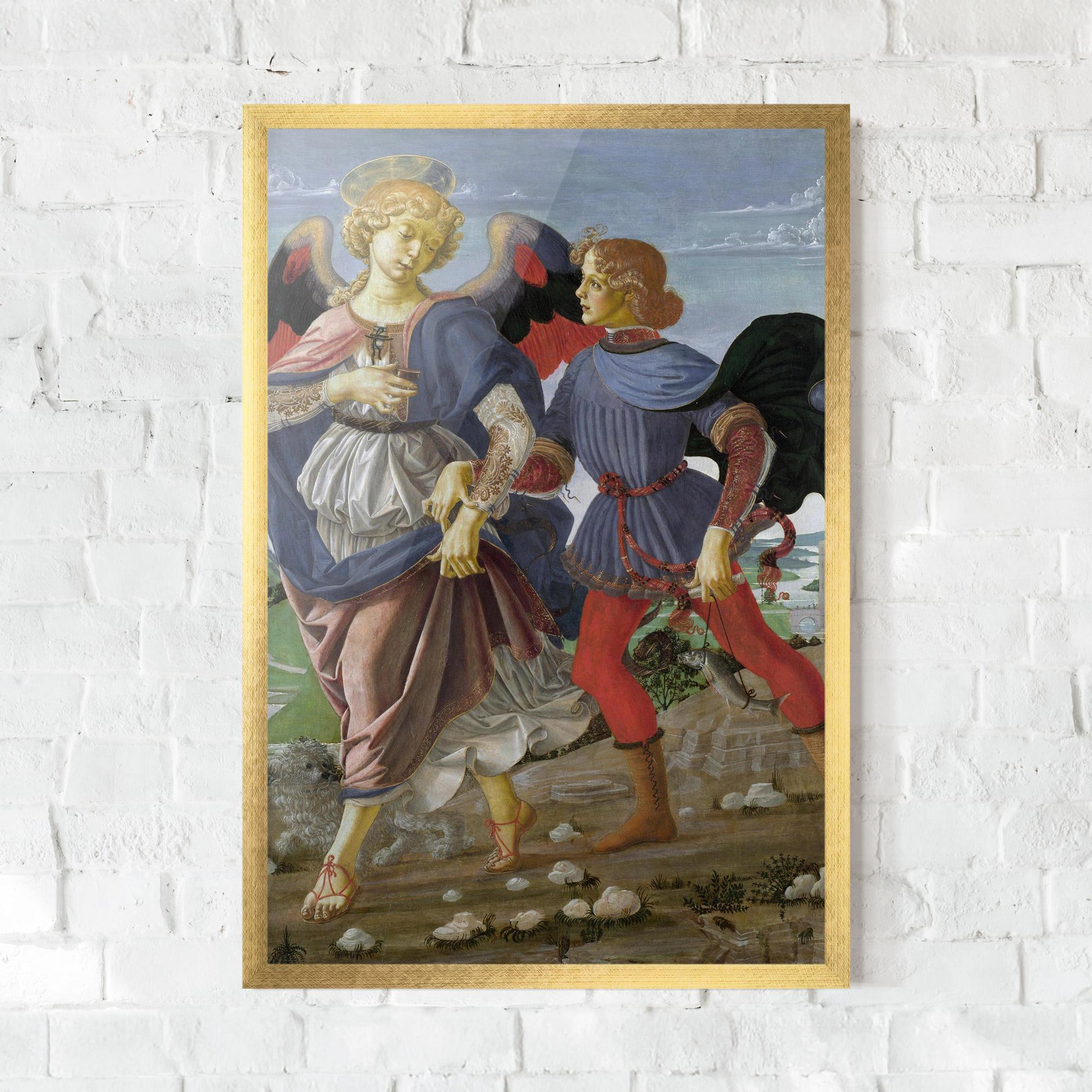 Gerahmte Poster Tobias And The Angel mockup 0