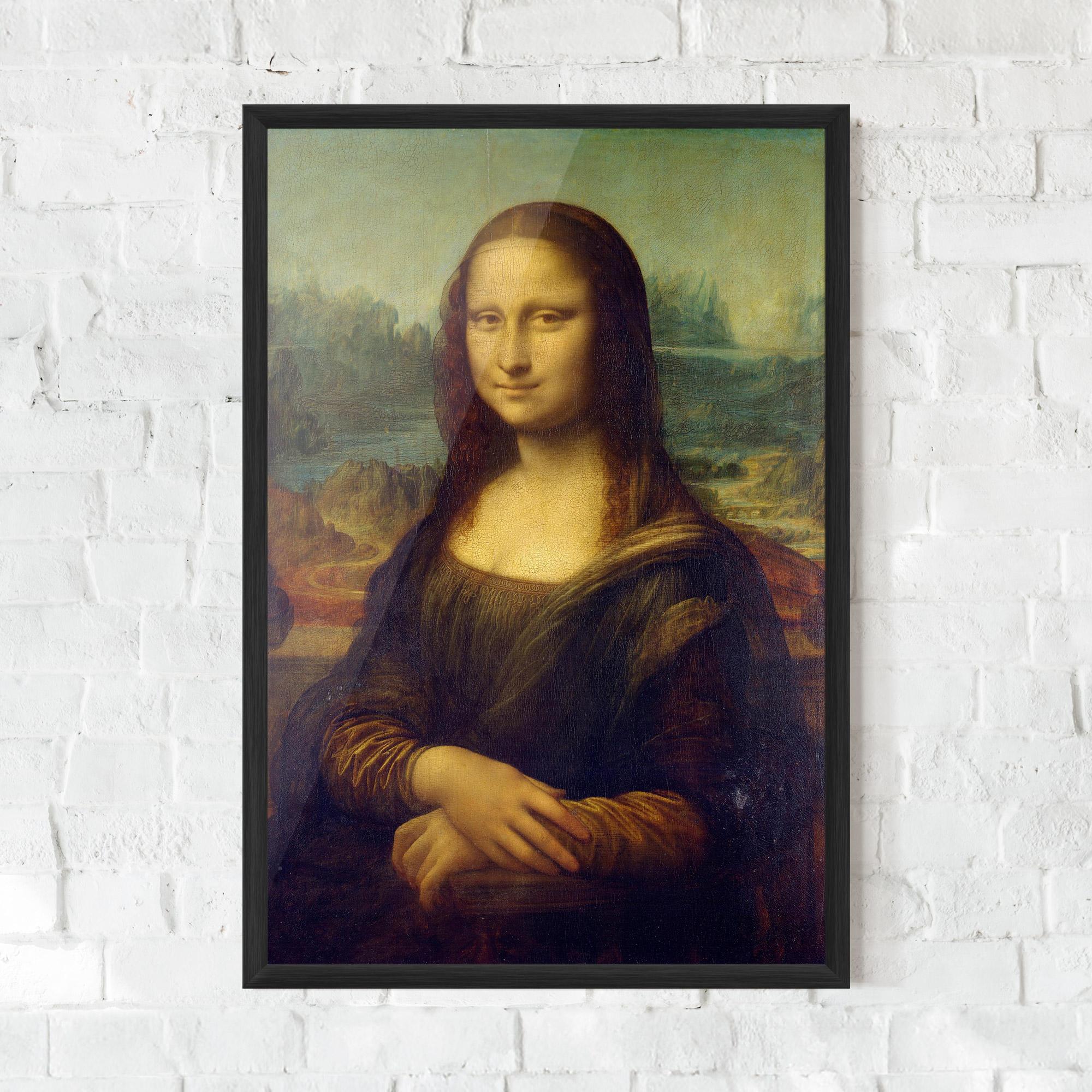 Gerahmte Poster Gioconda By Leonardo Da Vinci mockup 0