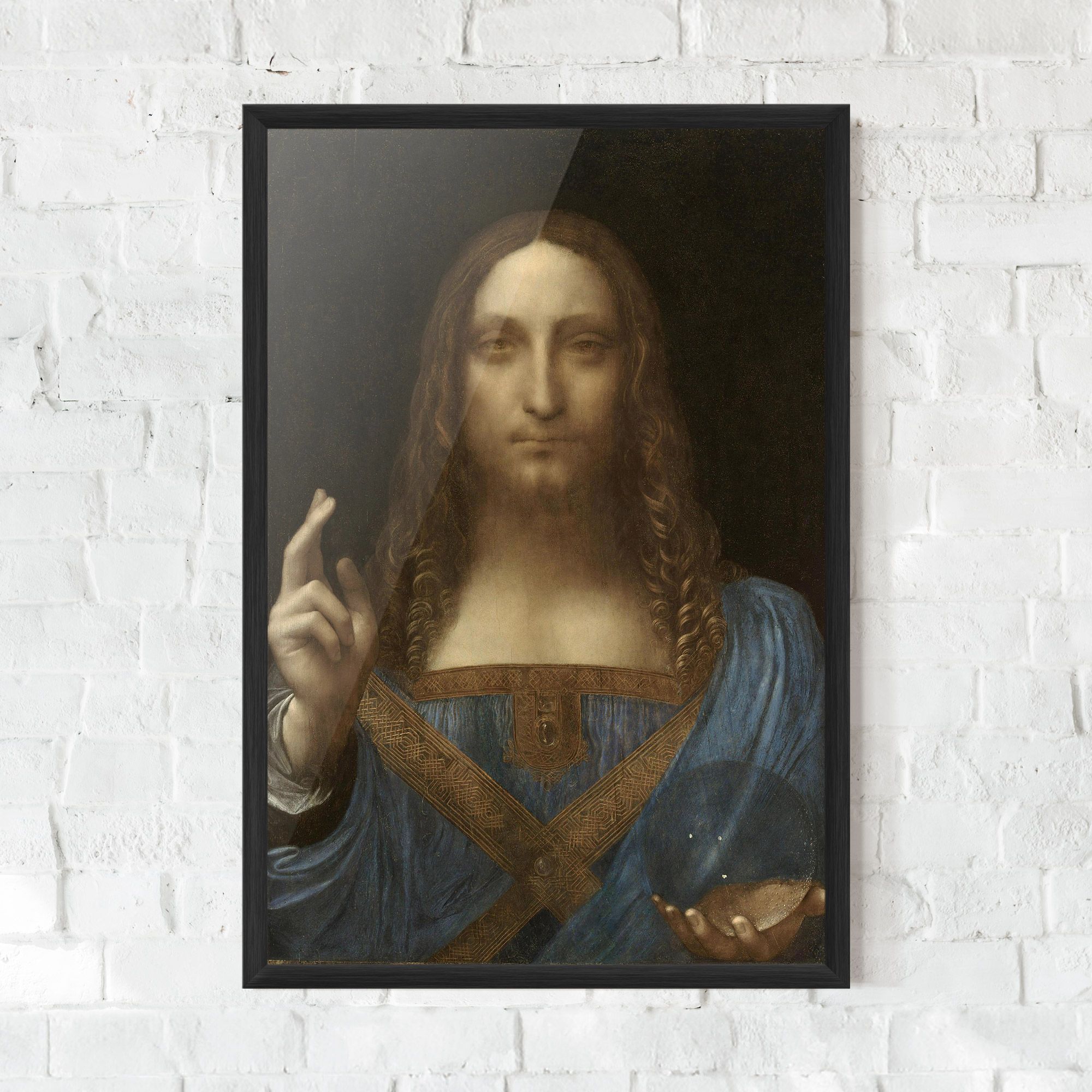 Leonardo Da Vinci Salvator Mundi mockup 0