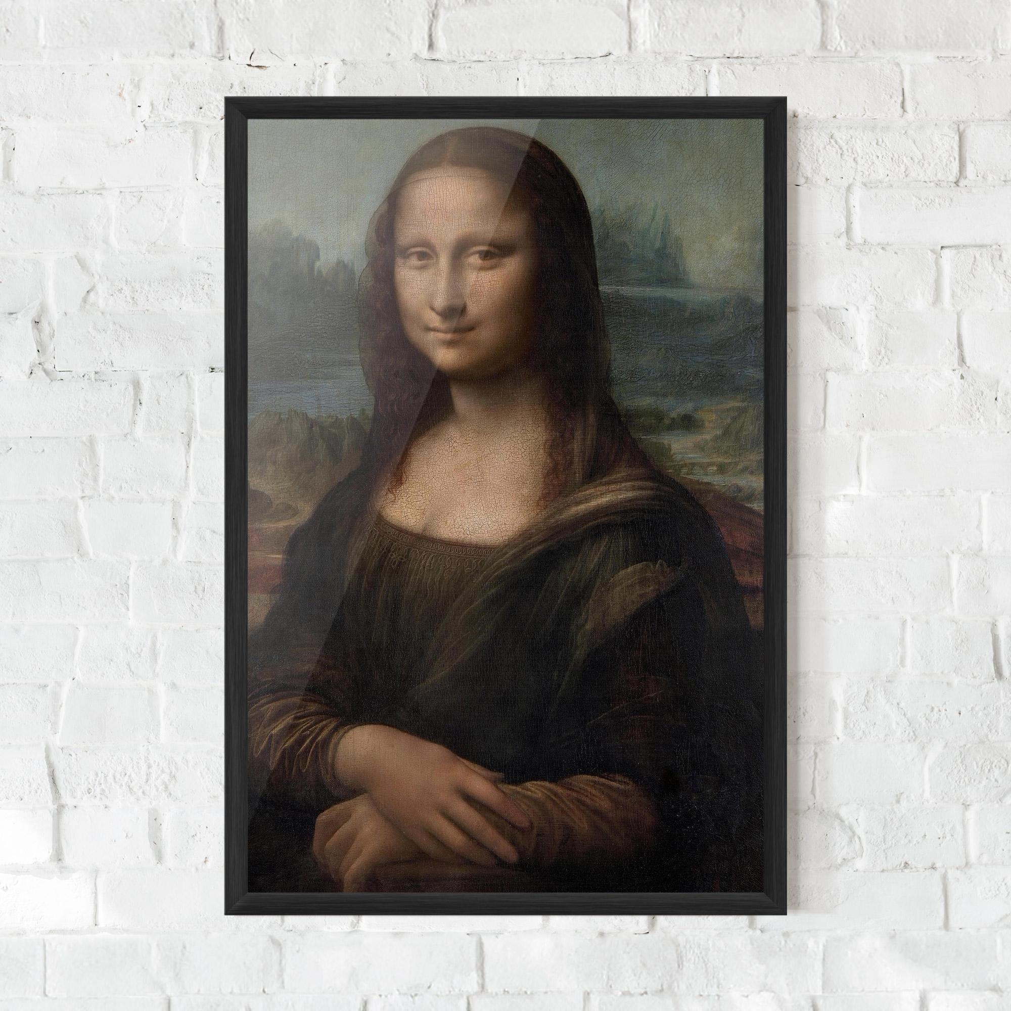 Gerahmte Poster Mona Lisa By Leonardo Da Vinci mockup 0