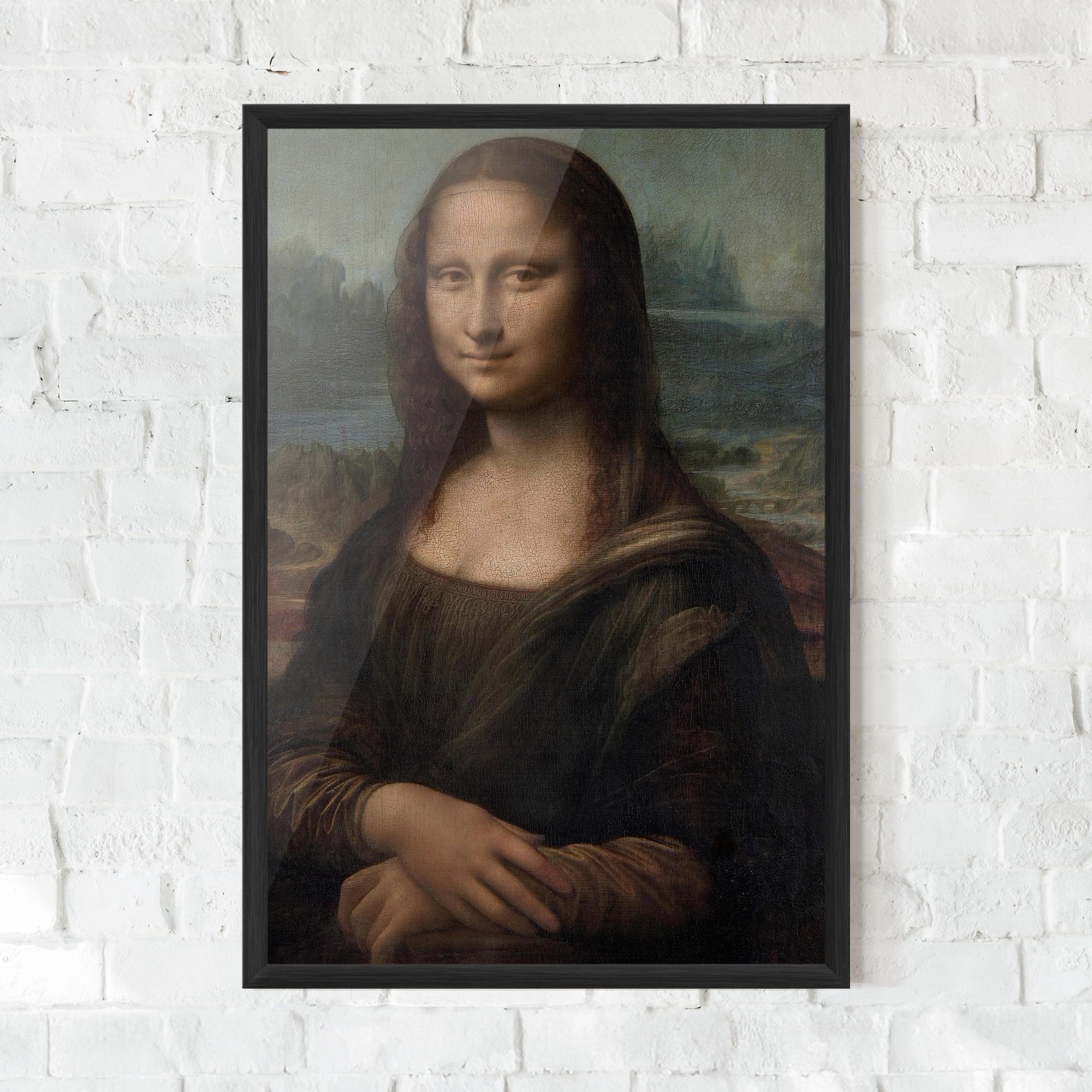 Mona Lisa By Leonardo Da Vinci mockup 0