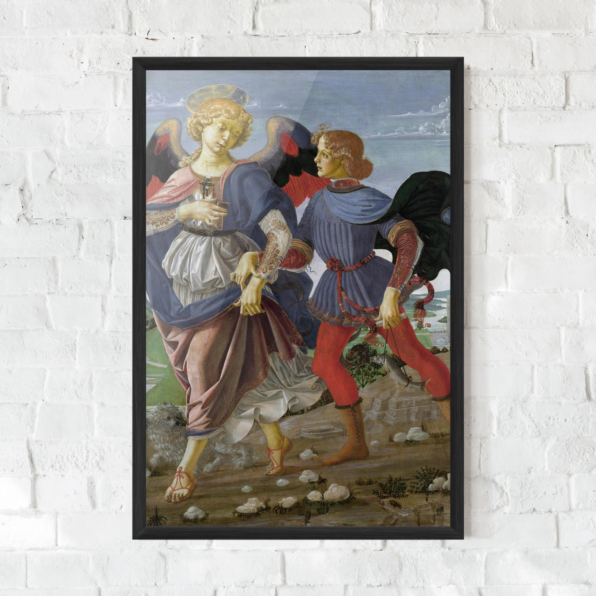 Gerahmte Poster Tobias And The Angel mockup 0