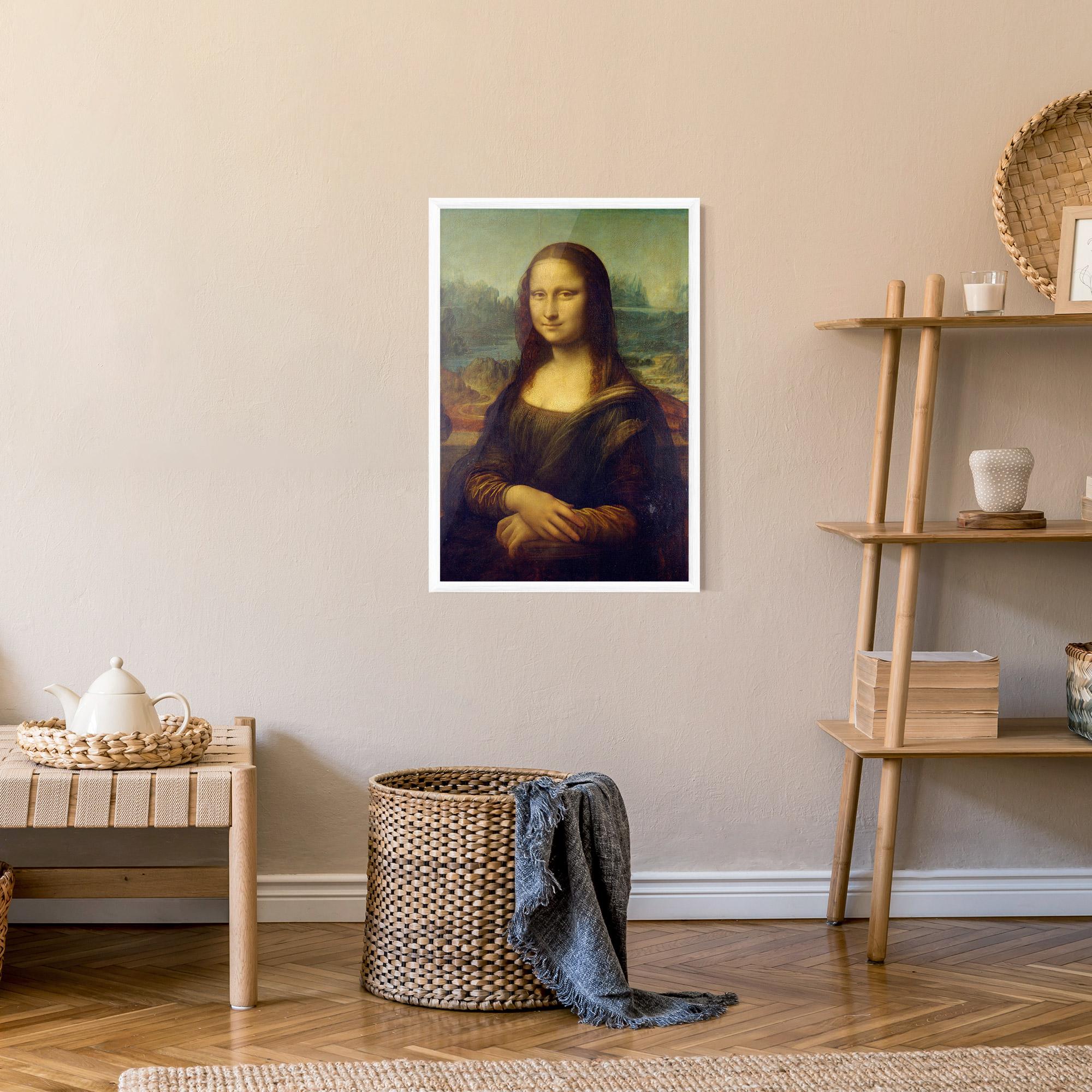 Gerahmte Poster Gioconda By Leonardo Da Vinci mockup 9