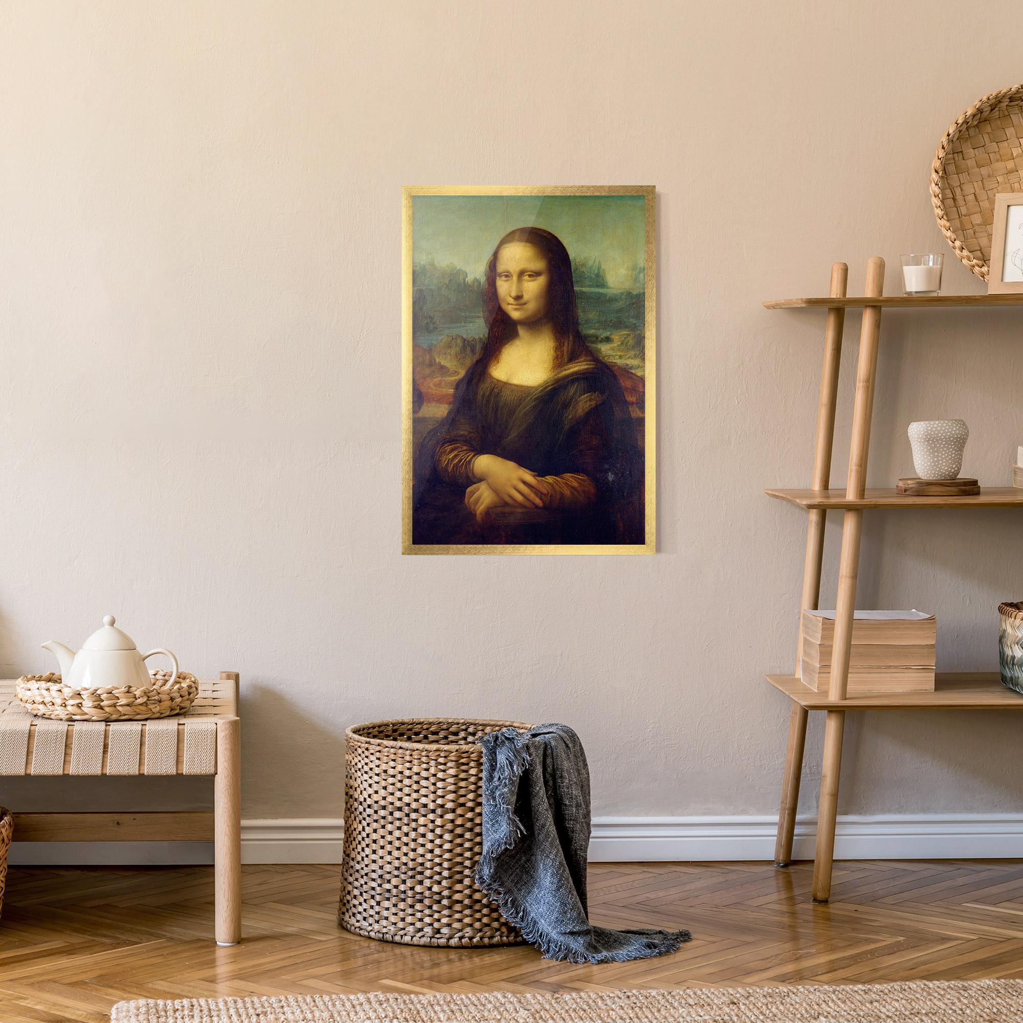 Gerahmte Poster Gioconda By Leonardo Da Vinci mockup 9