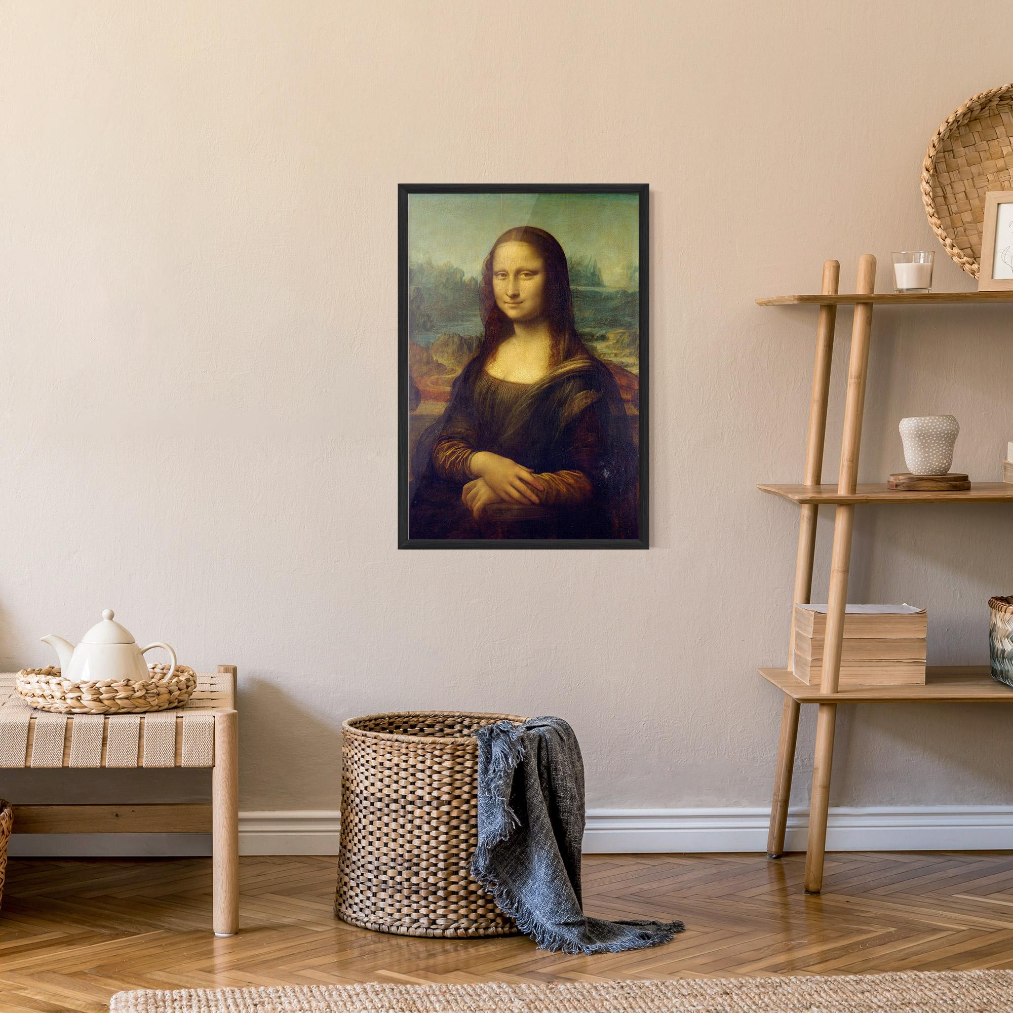 Gerahmte Poster Gioconda By Leonardo Da Vinci mockup 9