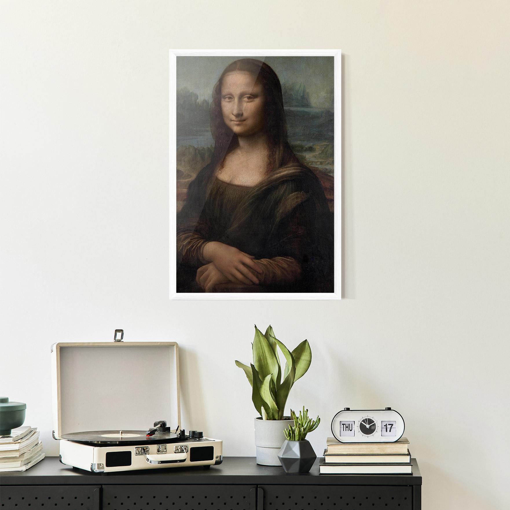 Gerahmte Poster Mona Lisa By Leonardo Da Vinci mockup 2