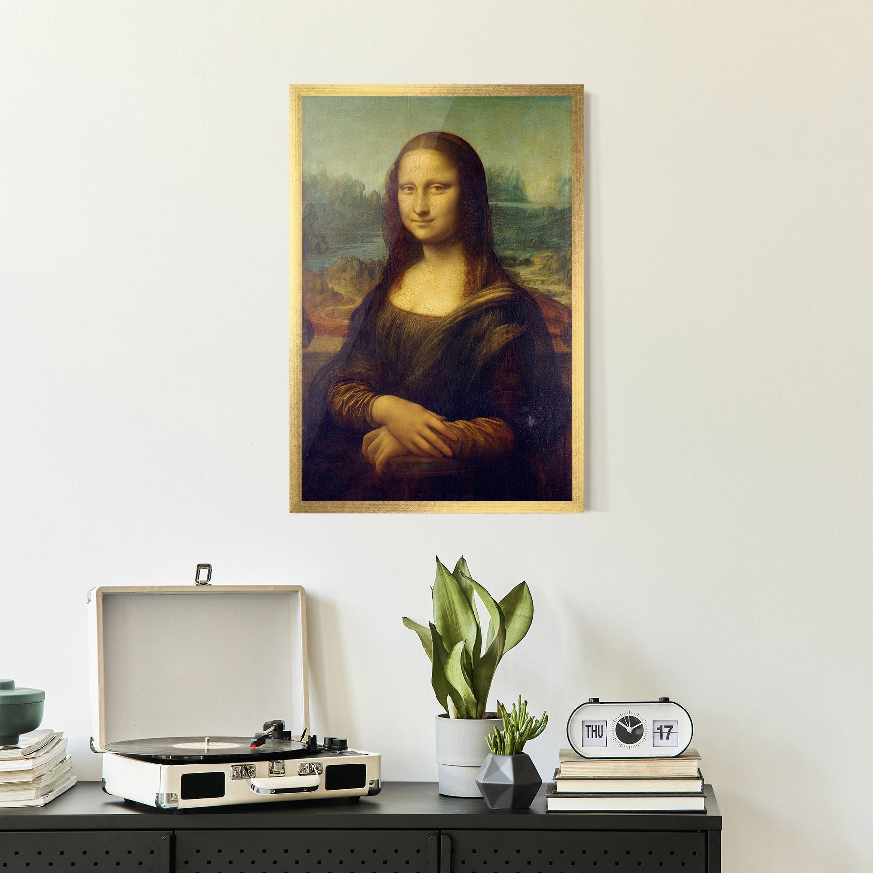 Gerahmte Poster Gioconda By Leonardo Da Vinci mockup 2