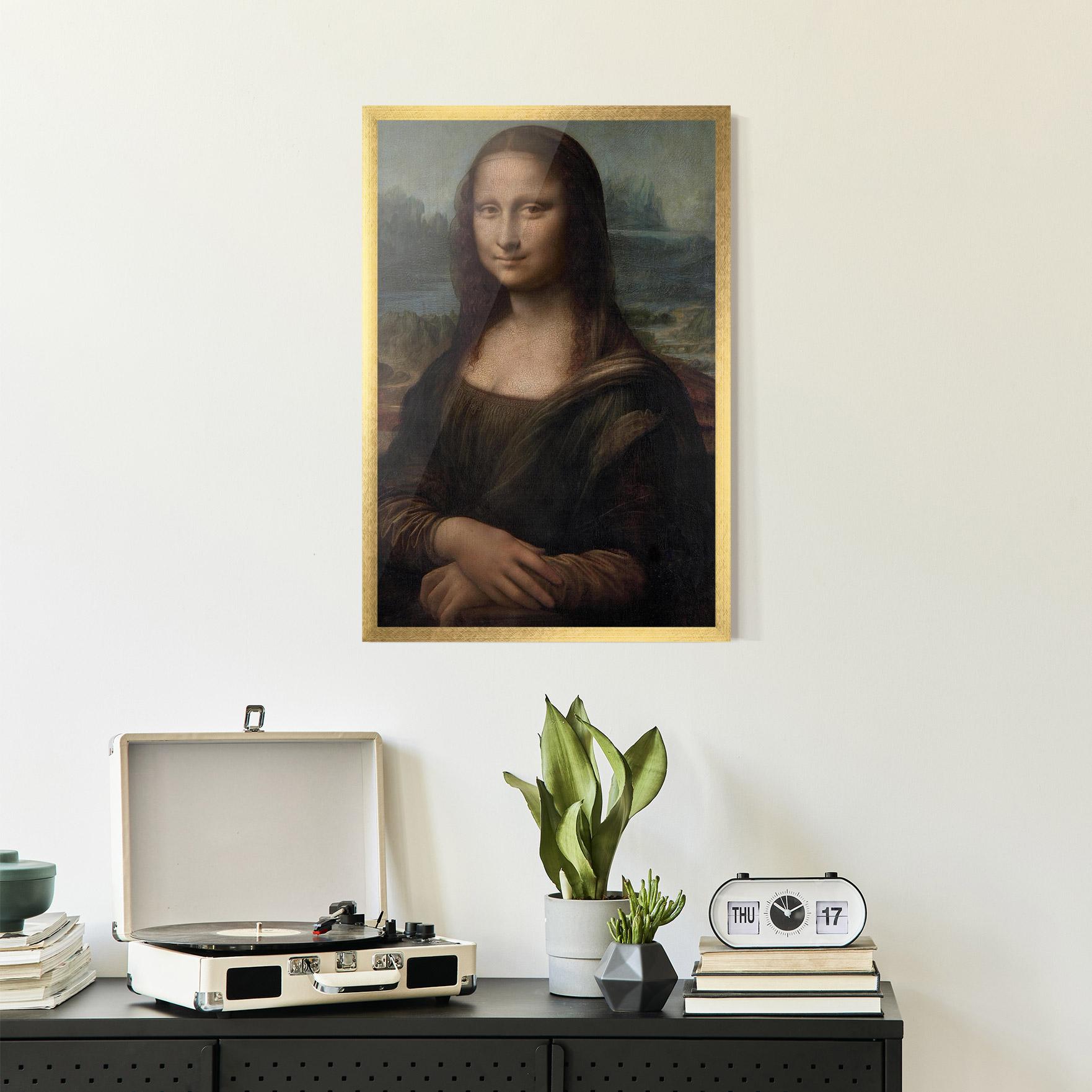 Gerahmte Poster Mona Lisa By Leonardo Da Vinci mockup 2