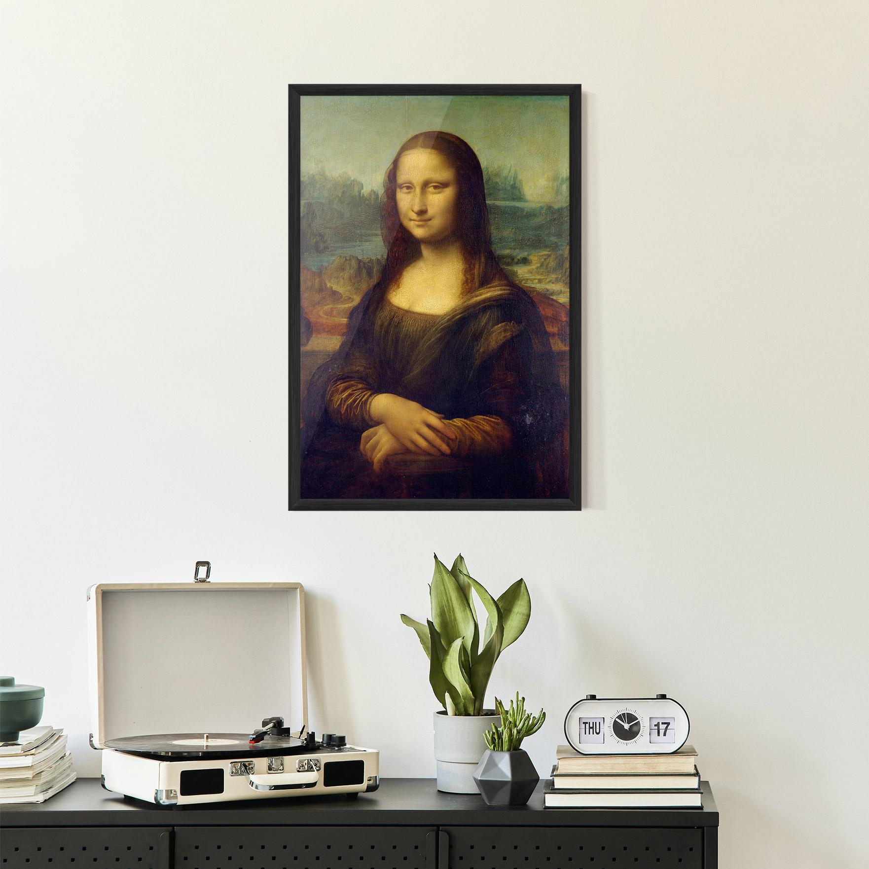 Gerahmte Poster Gioconda By Leonardo Da Vinci mockup 2