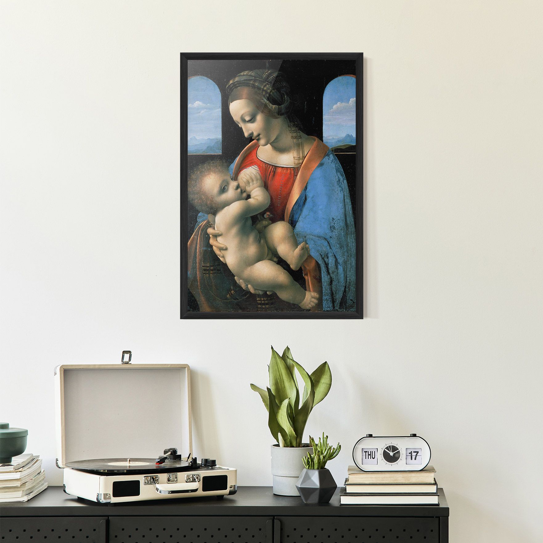 Leonardo Da Vinci Attributed Madonna Litta mockup 2