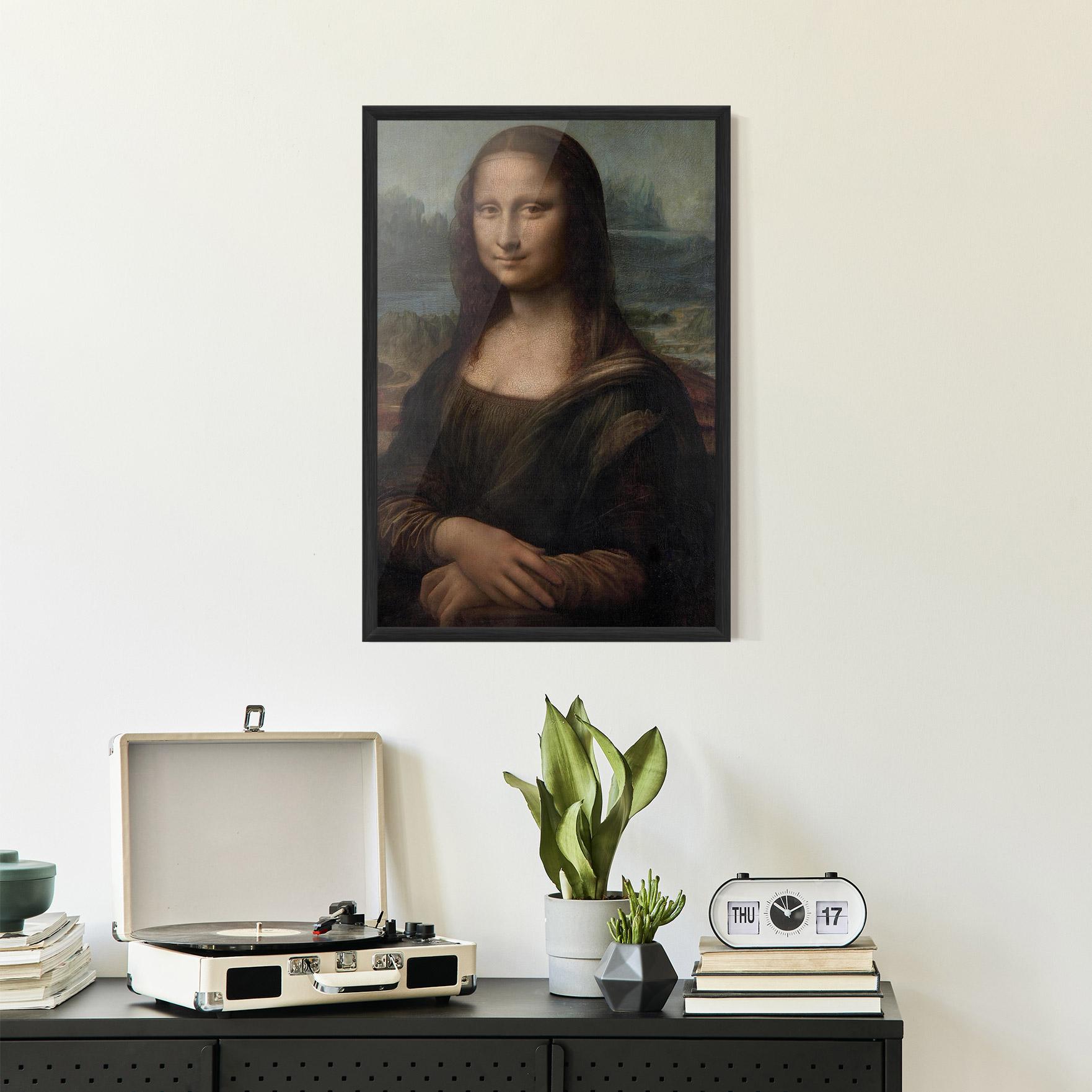 Gerahmte Poster Mona Lisa By Leonardo Da Vinci mockup 2