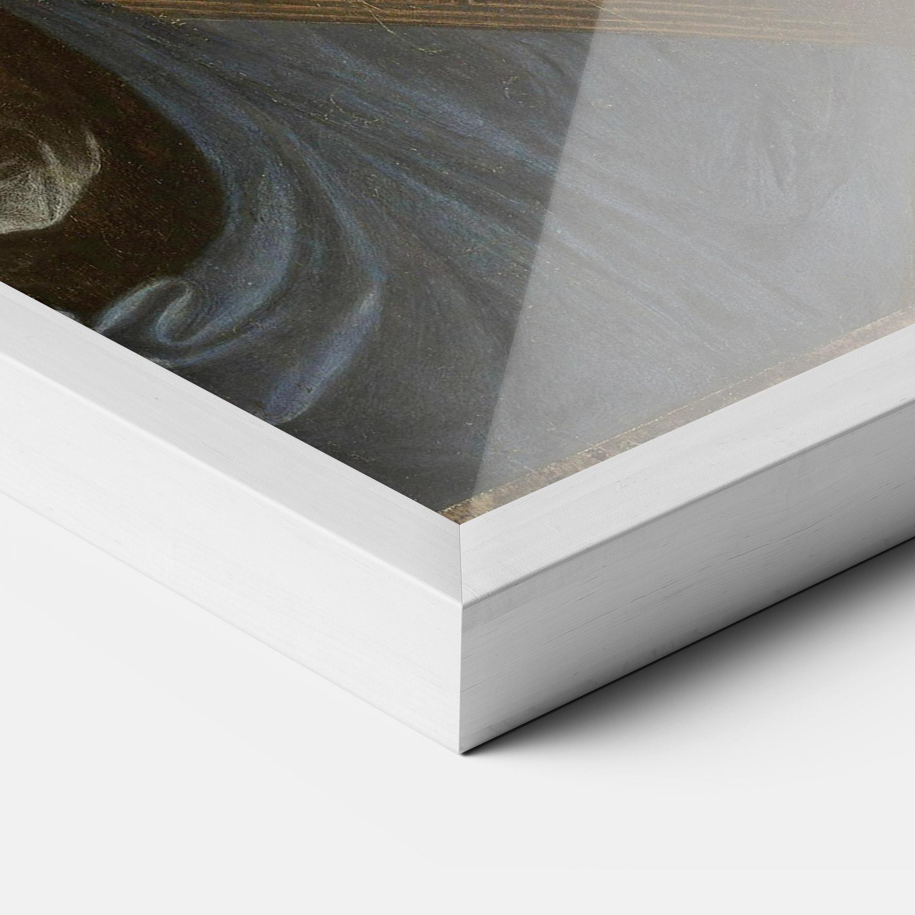 Gerahmte Poster Leonardo Da Vinci Salvator Mundi mockup 3