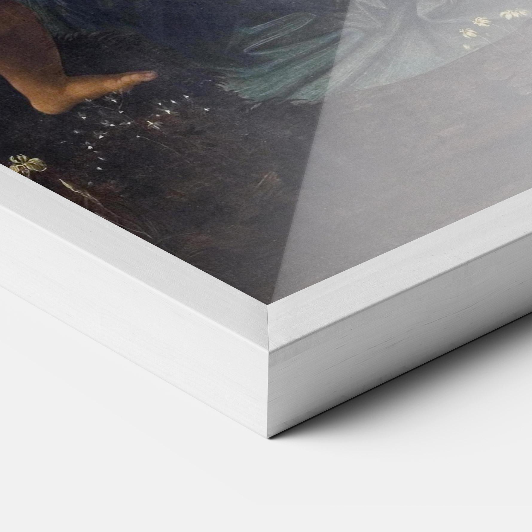 Gerahmte Poster The Virgin Of The Rocks Leonardo Da Vinci mockup 3