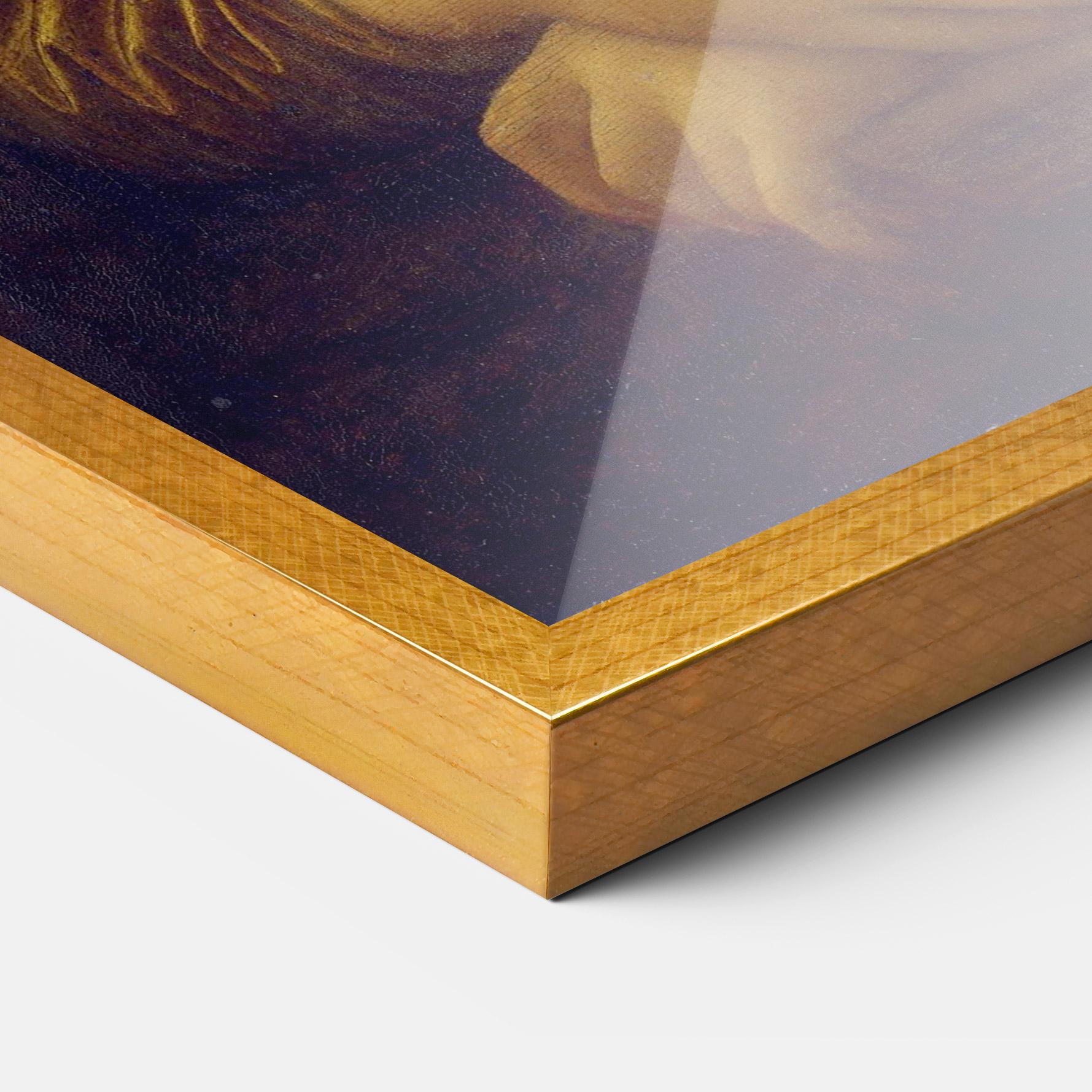 Gerahmte Poster Gioconda By Leonardo Da Vinci mockup 3