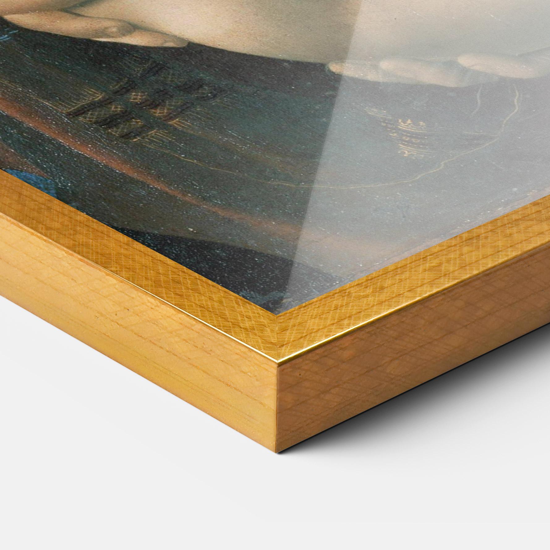 Gerahmte Poster Leonardo Da Vinci Attributed Madonna Litta mockup 3