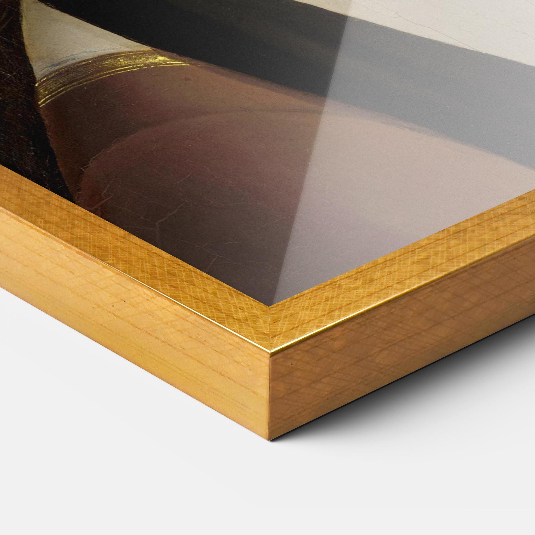 Gerahmte Poster Leonardo Da Vinci Ginevra De Benci mockup 3