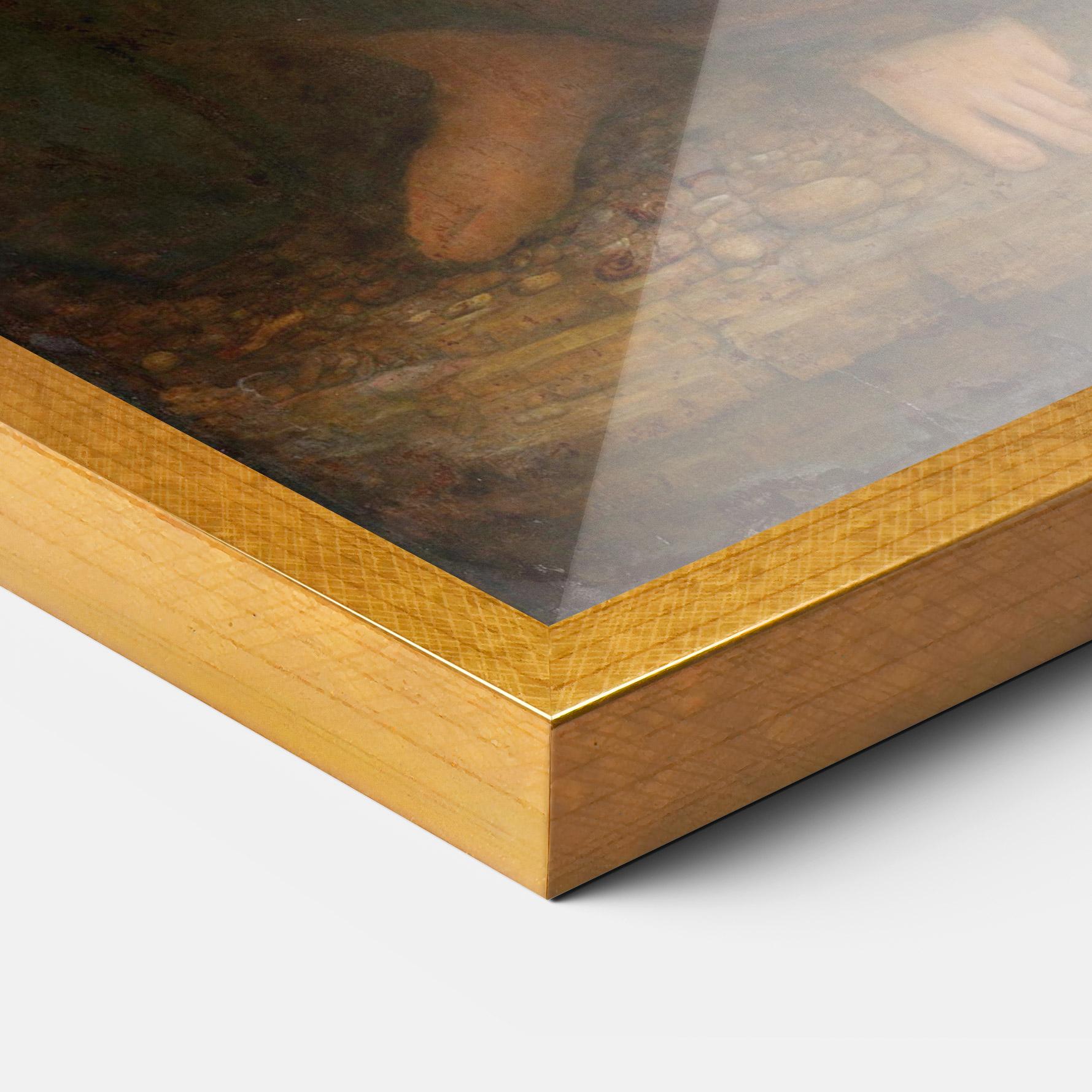 Gerahmte Poster Leonardo Da Vinci Virgin And Child With St Anne mockup 3