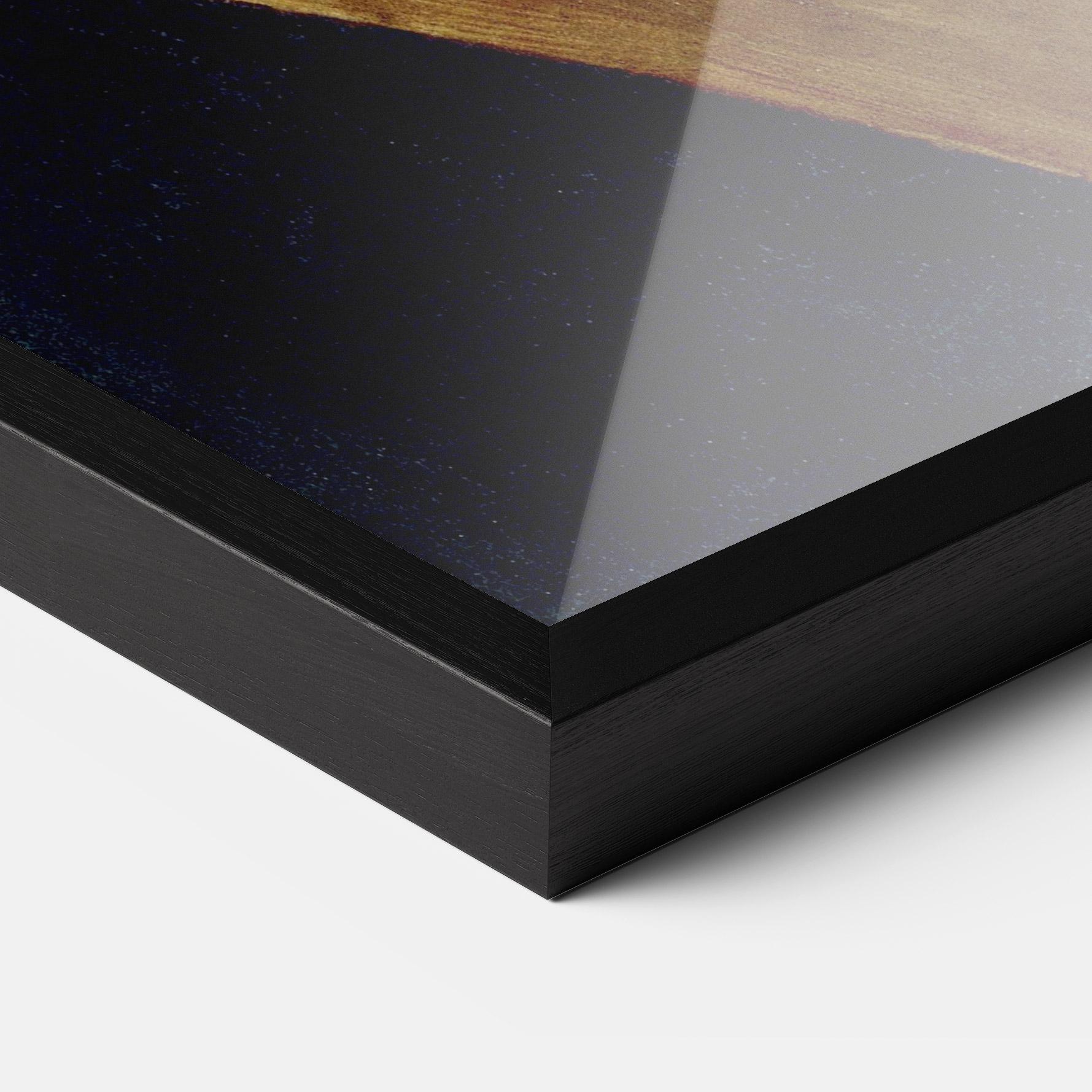 Gerahmte Poster Leonardo Da Vinci's The Portrait Of A Musician mockup 3