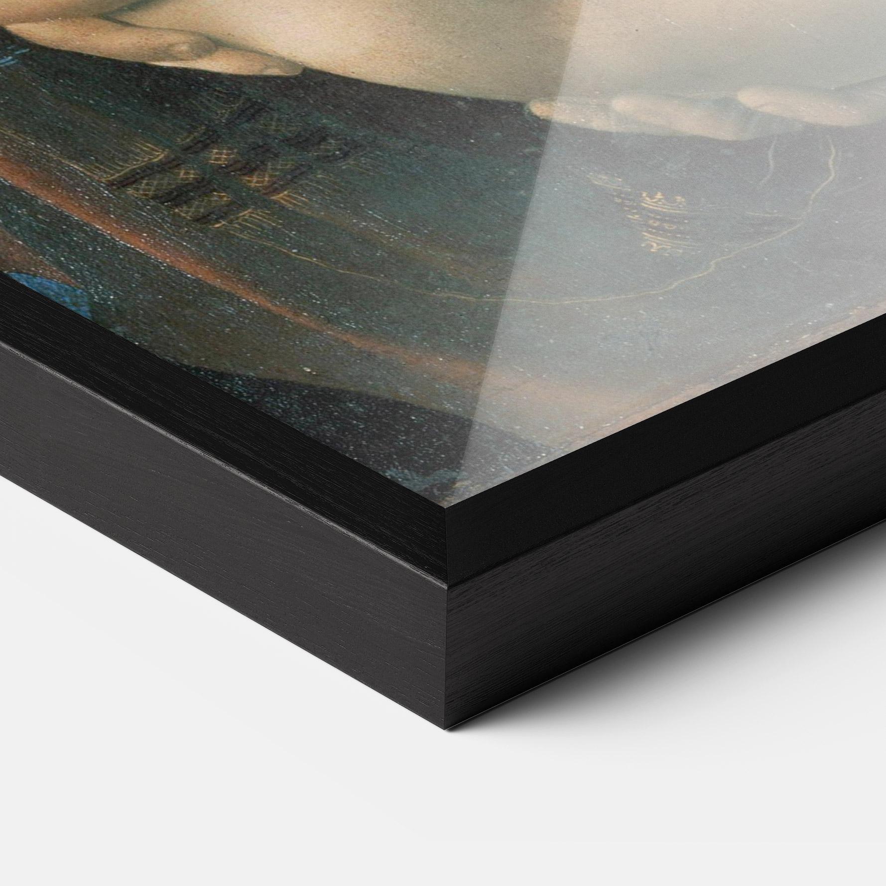 Gerahmte Poster Leonardo Da Vinci Attributed Madonna Litta mockup 3