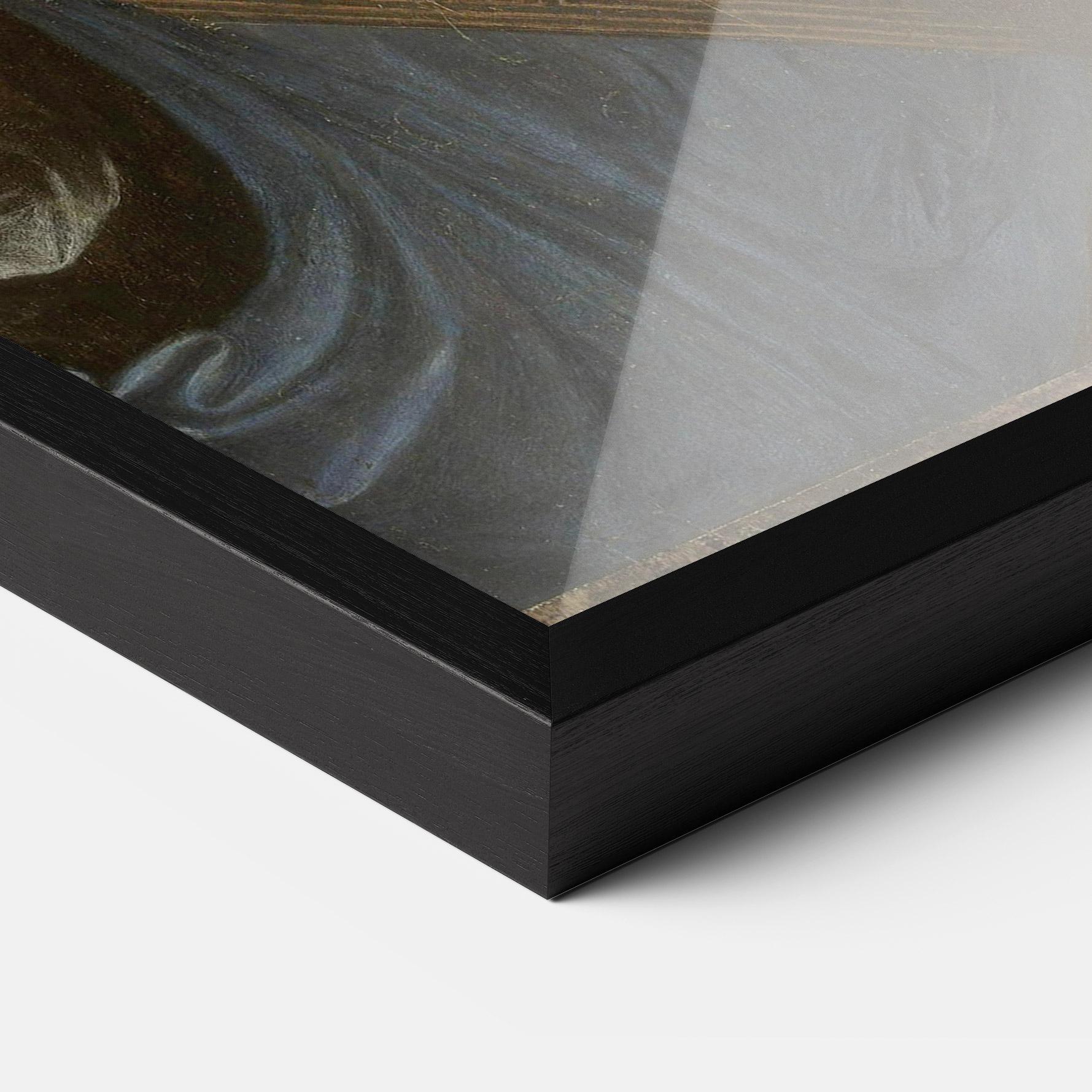 Gerahmte Poster Leonardo Da Vinci Salvator Mundi mockup 3