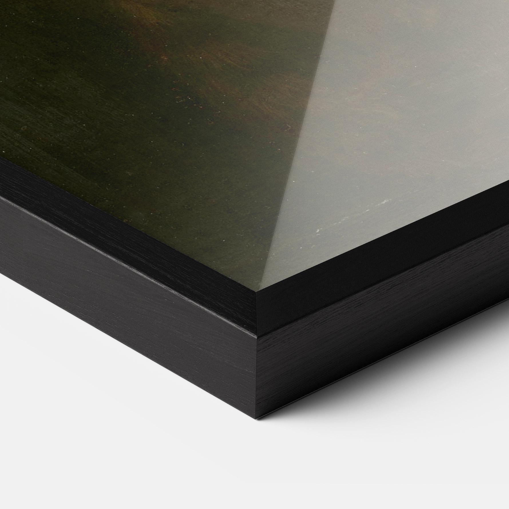 Gerahmte Poster Seonardo Da Vinci Saint John The Baptist mockup 3