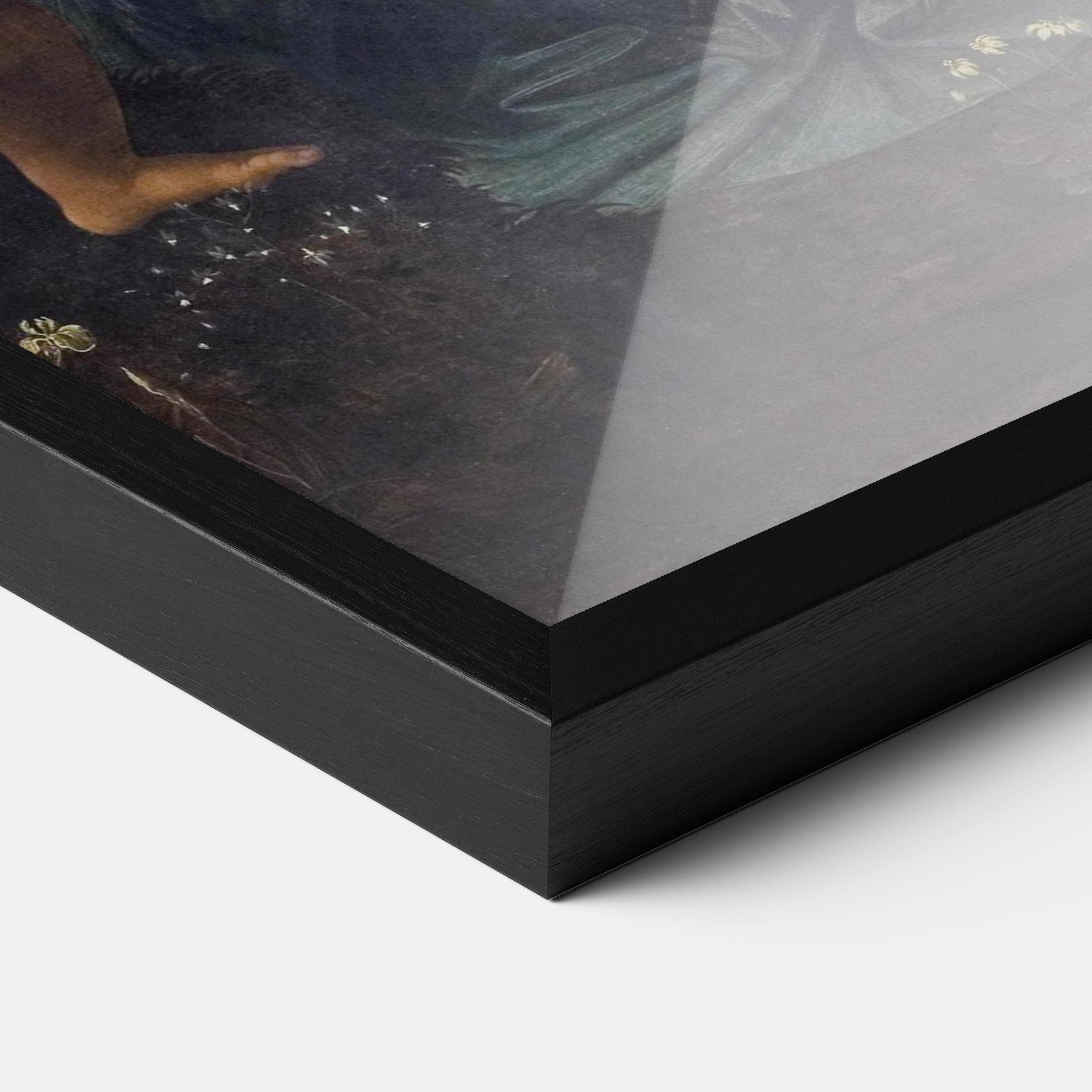 Gerahmte Poster The Virgin Of The Rocks Leonardo Da Vinci mockup 3