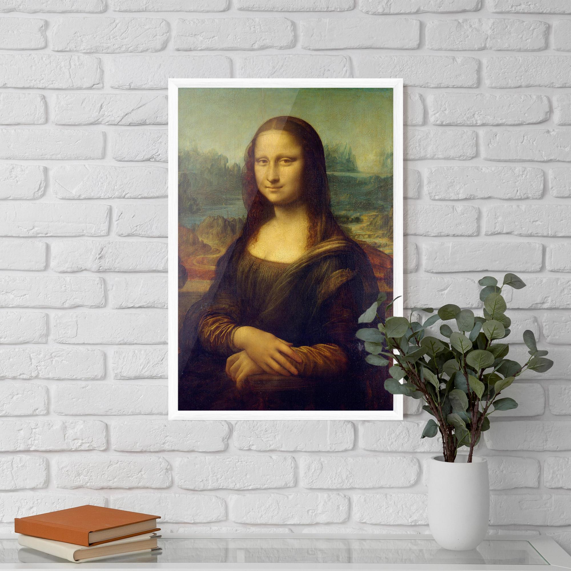 Gerahmte Poster Gioconda By Leonardo Da Vinci mockup 5
