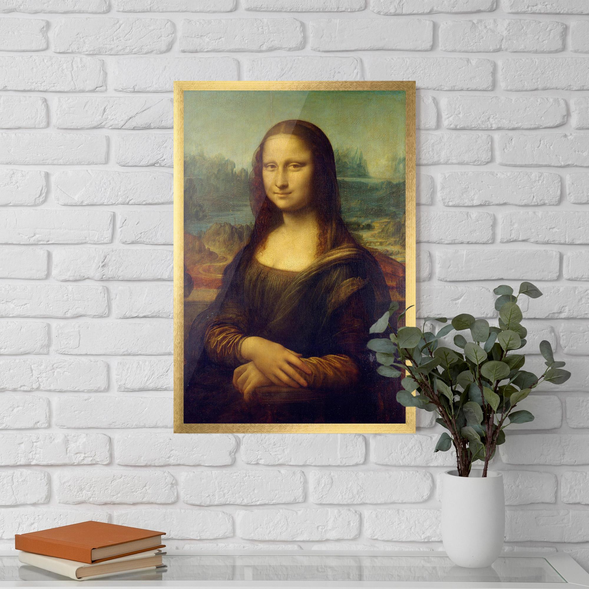 Gerahmte Poster Gioconda By Leonardo Da Vinci mockup 5