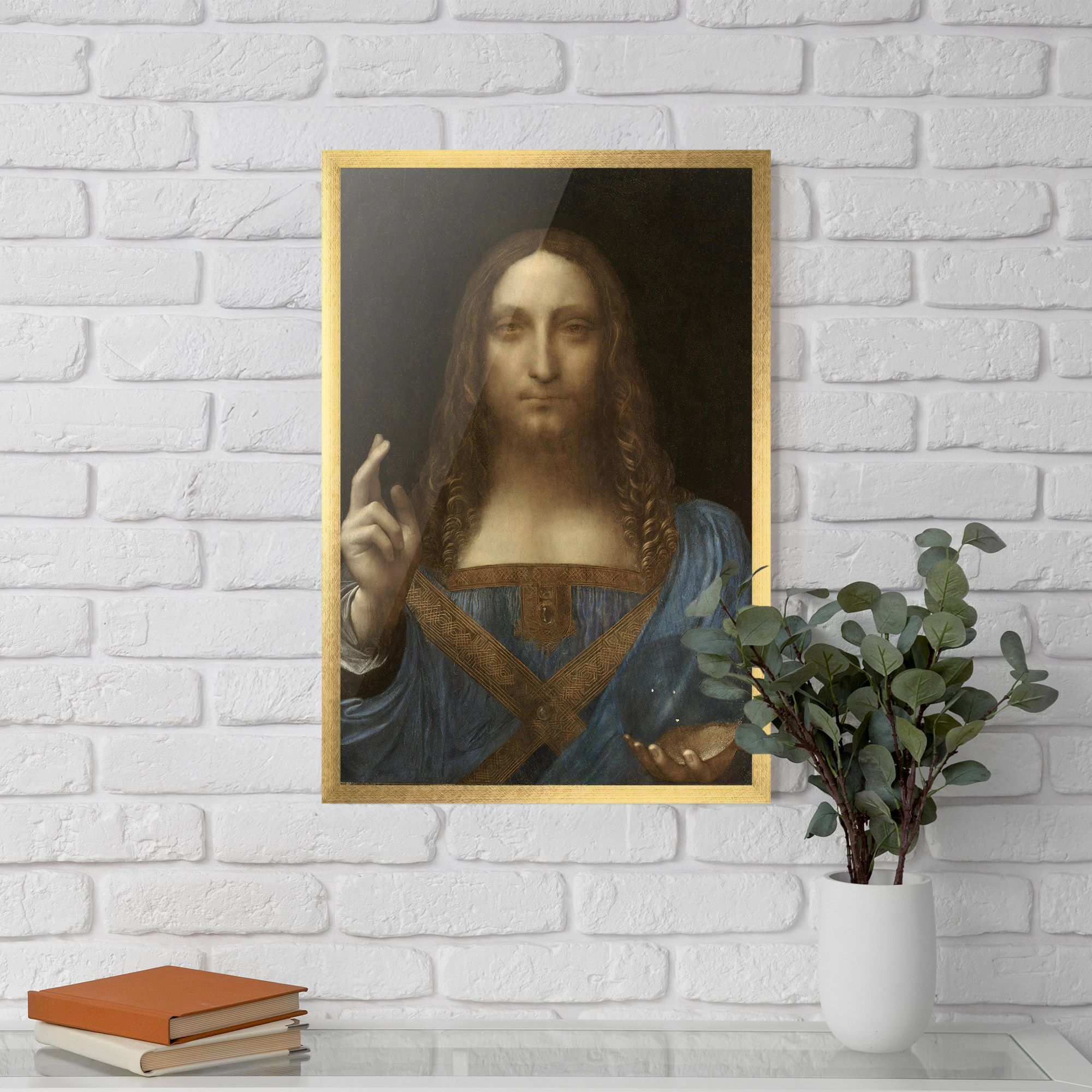 Leonardo Da Vinci Salvator Mundi mockup 5