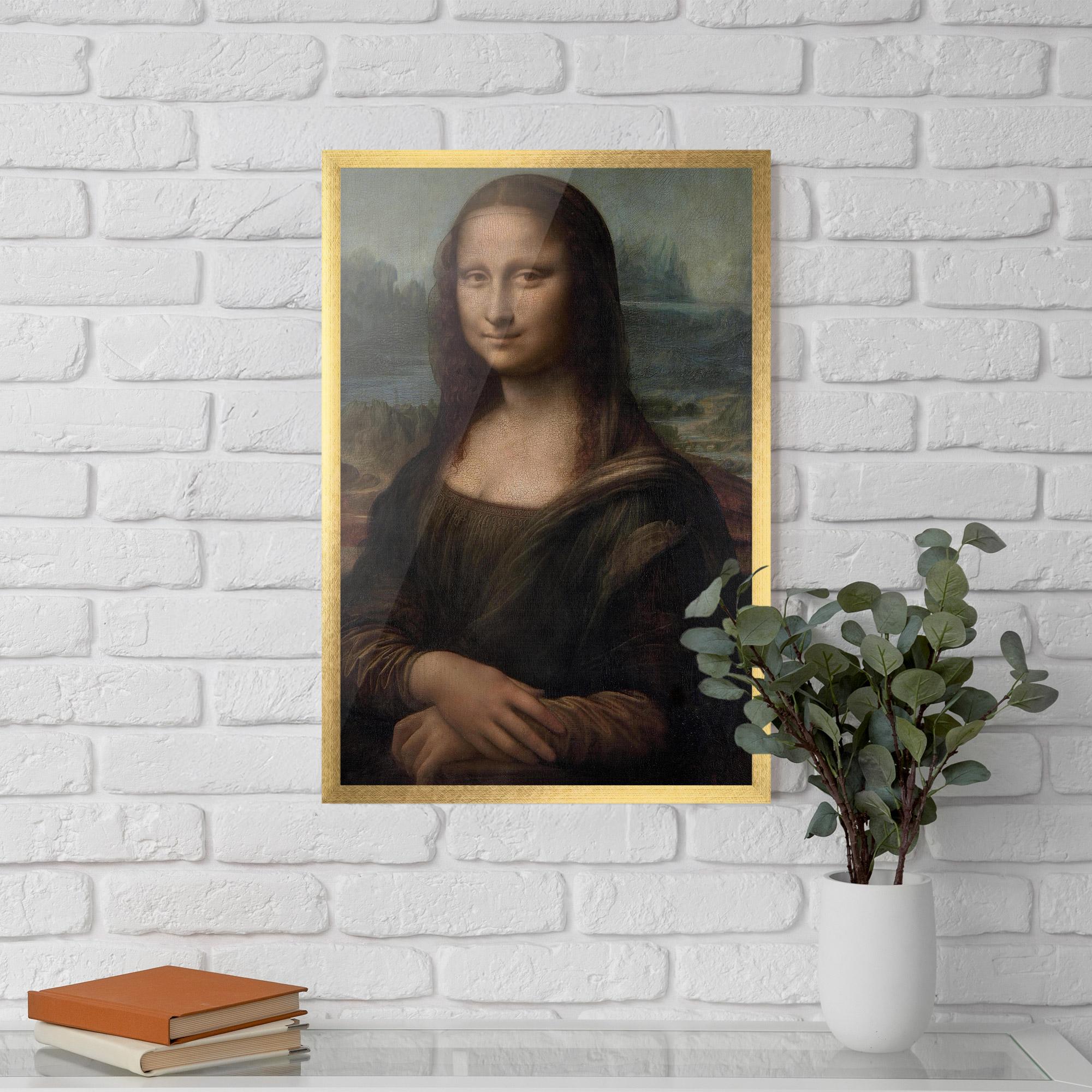 Gerahmte Poster Mona Lisa By Leonardo Da Vinci mockup 5