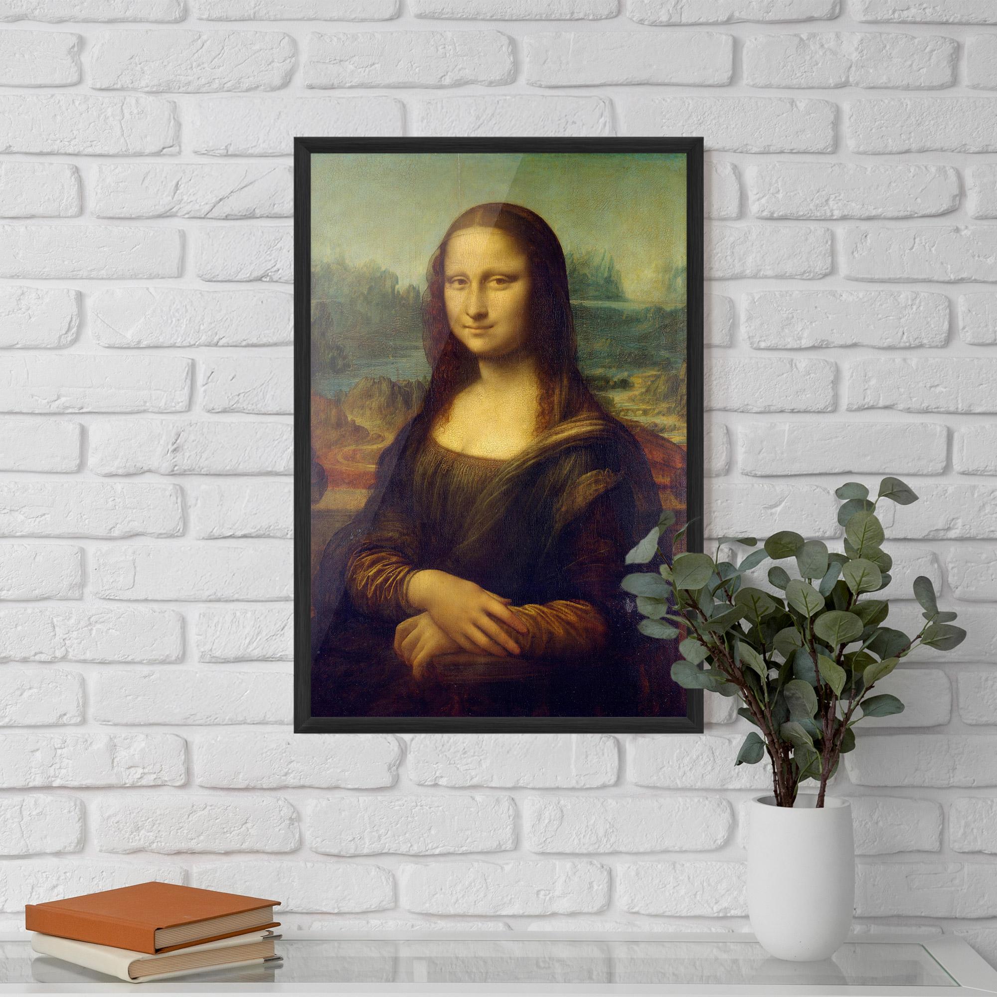 Gerahmte Poster Gioconda By Leonardo Da Vinci mockup 5