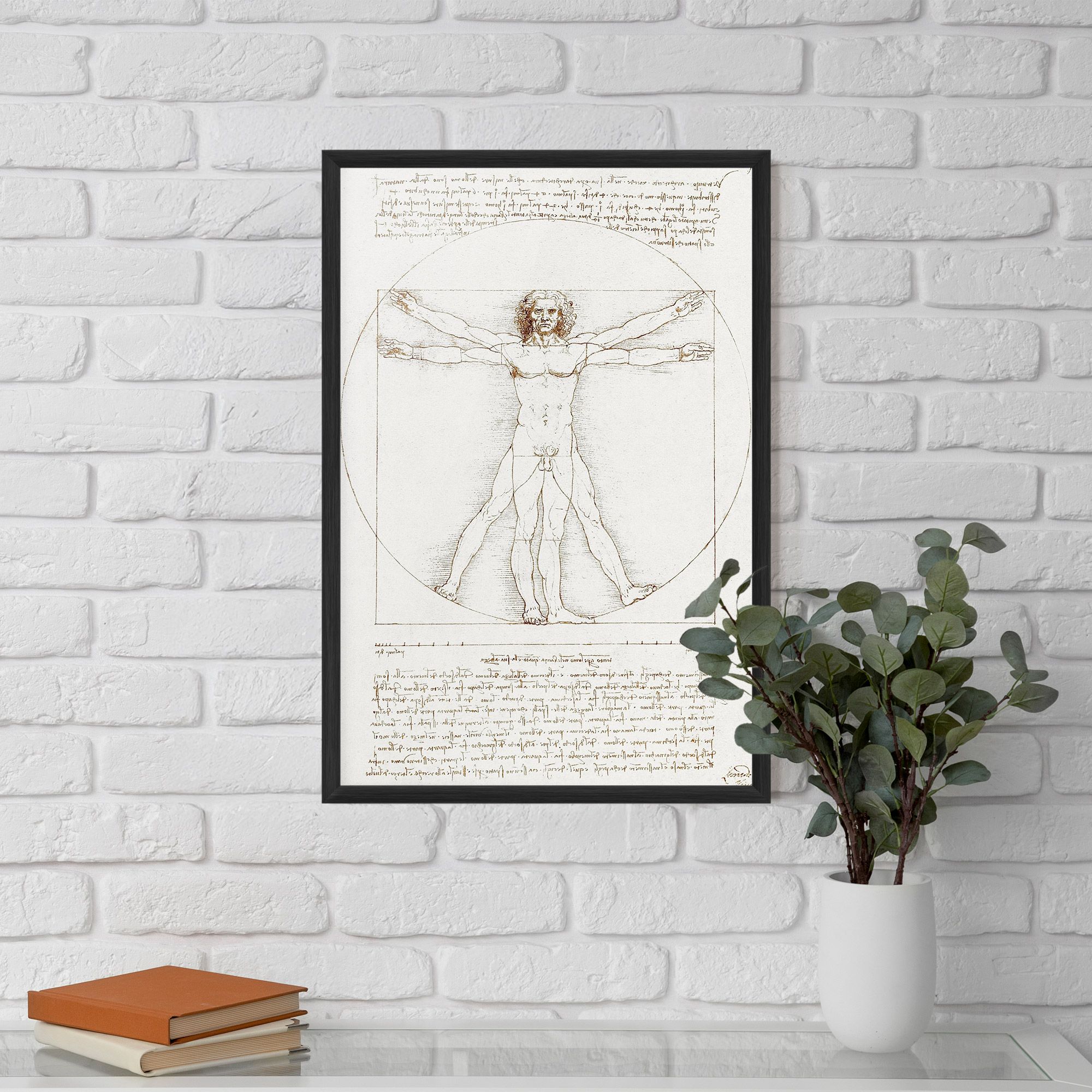 Leonardo Da Vinci's Vitruvian Man mockup 5