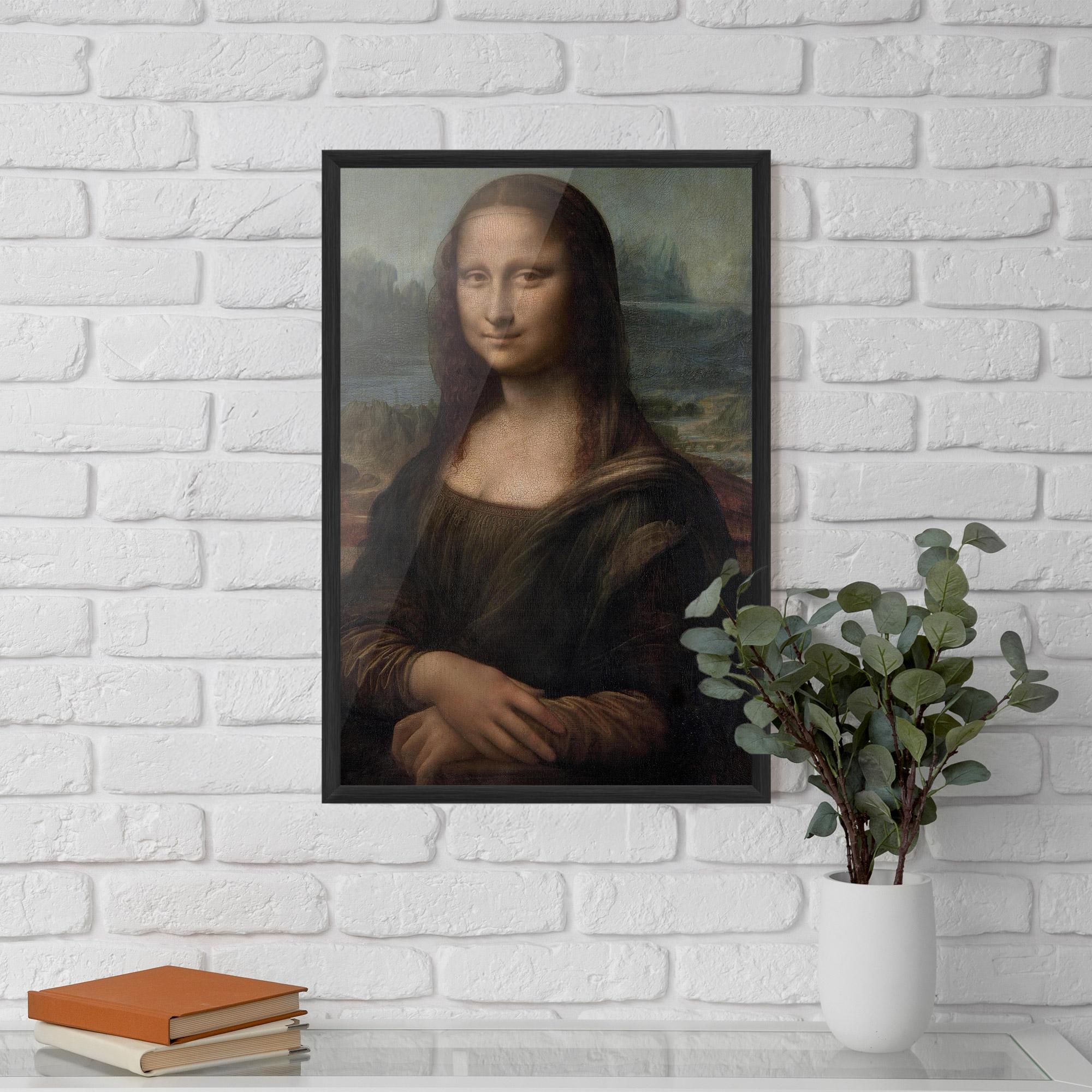 Gerahmte Poster Mona Lisa By Leonardo Da Vinci mockup 5