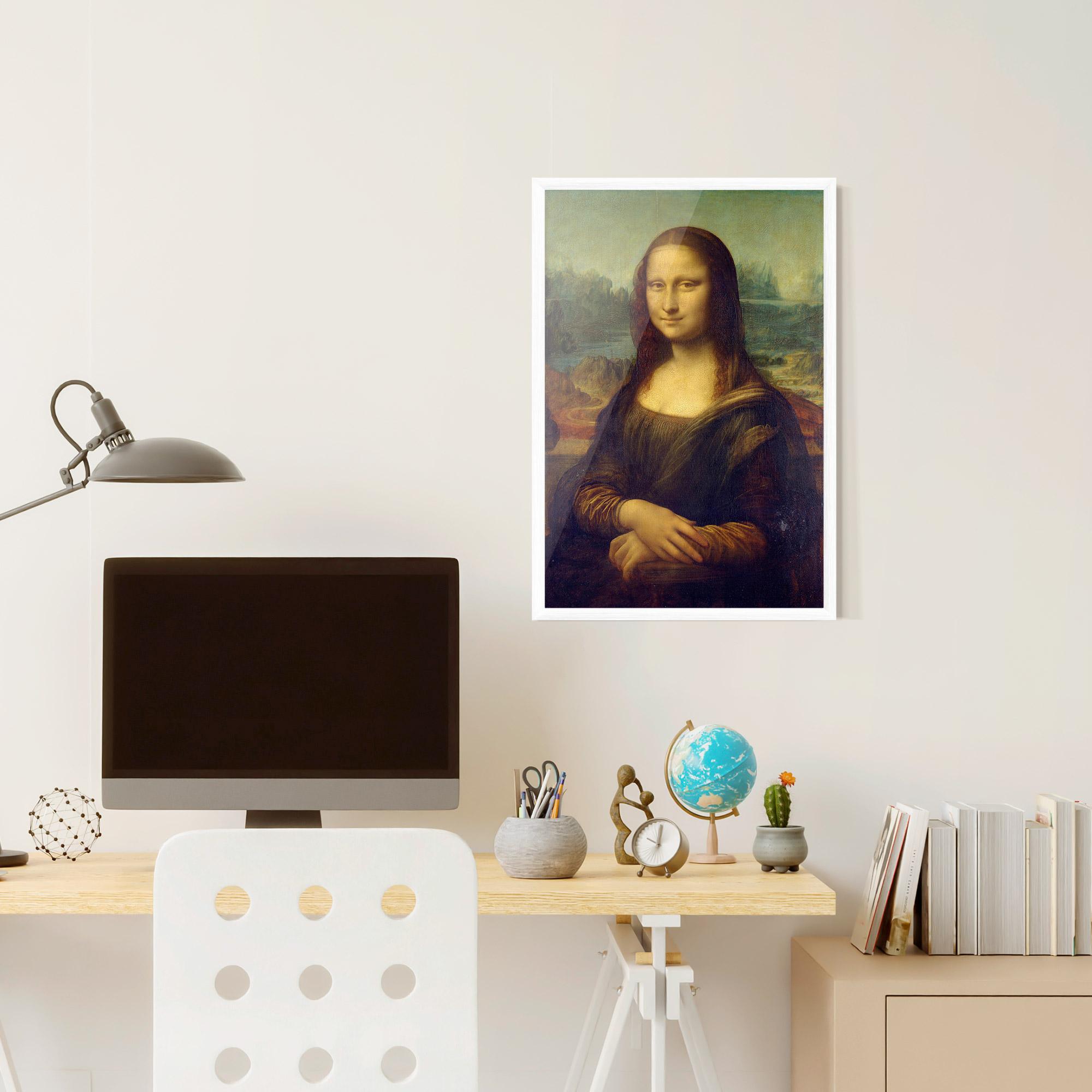 Gerahmte Poster Gioconda By Leonardo Da Vinci mockup 6