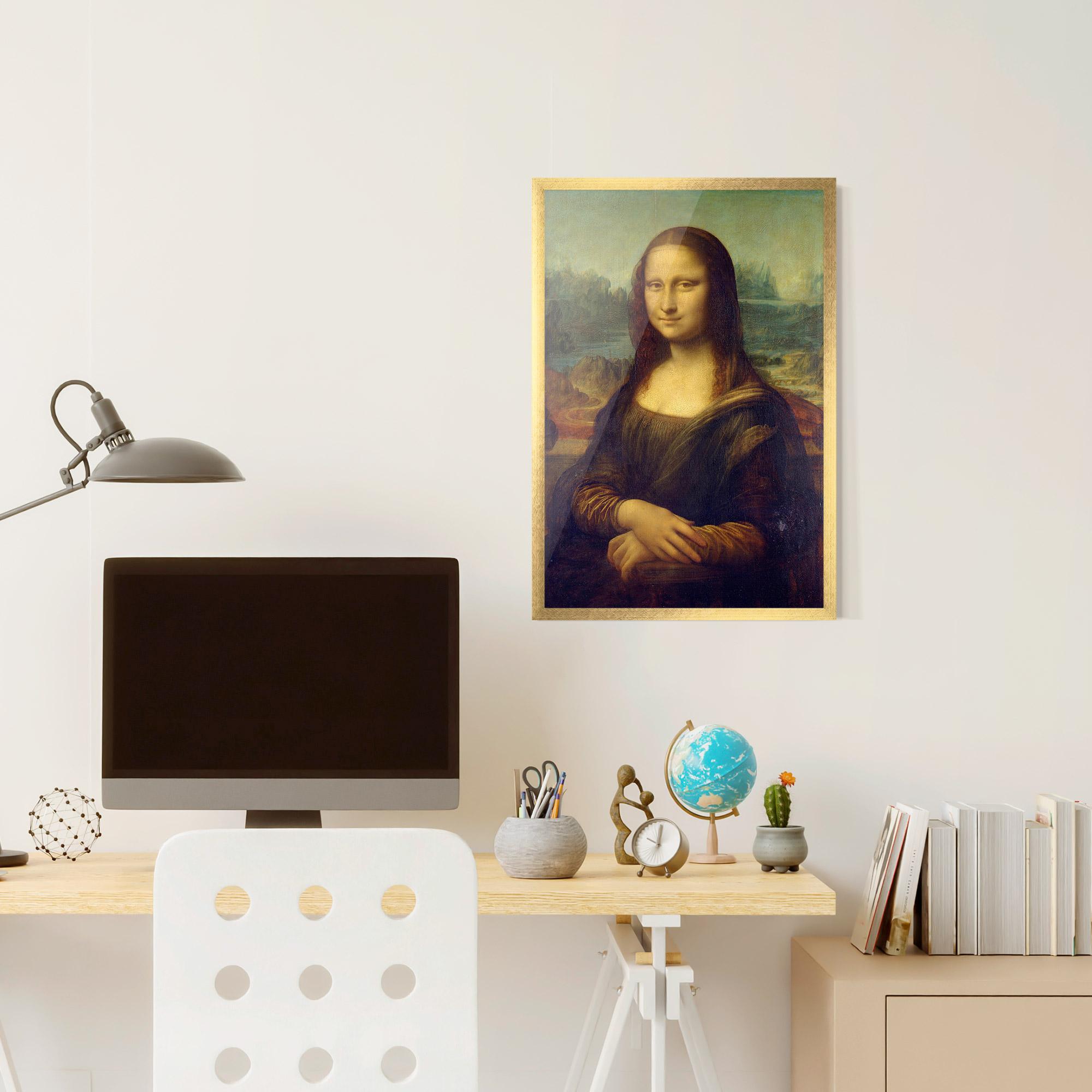 Gerahmte Poster Gioconda By Leonardo Da Vinci mockup 6