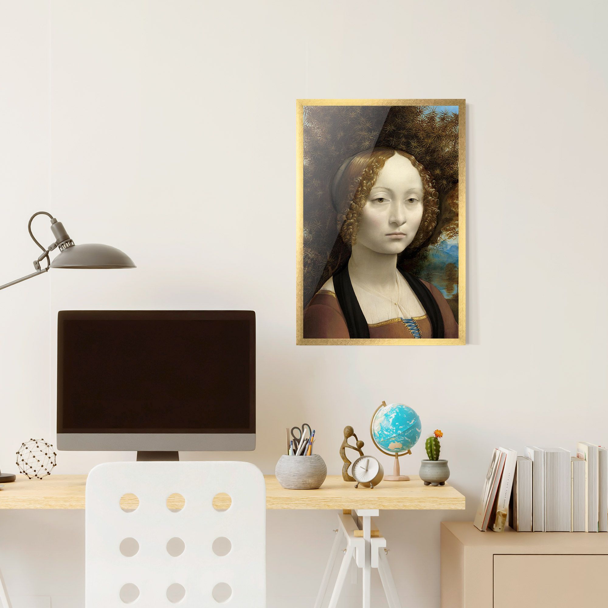 Leonardo Da Vinci Ginevra De Benci mockup 6