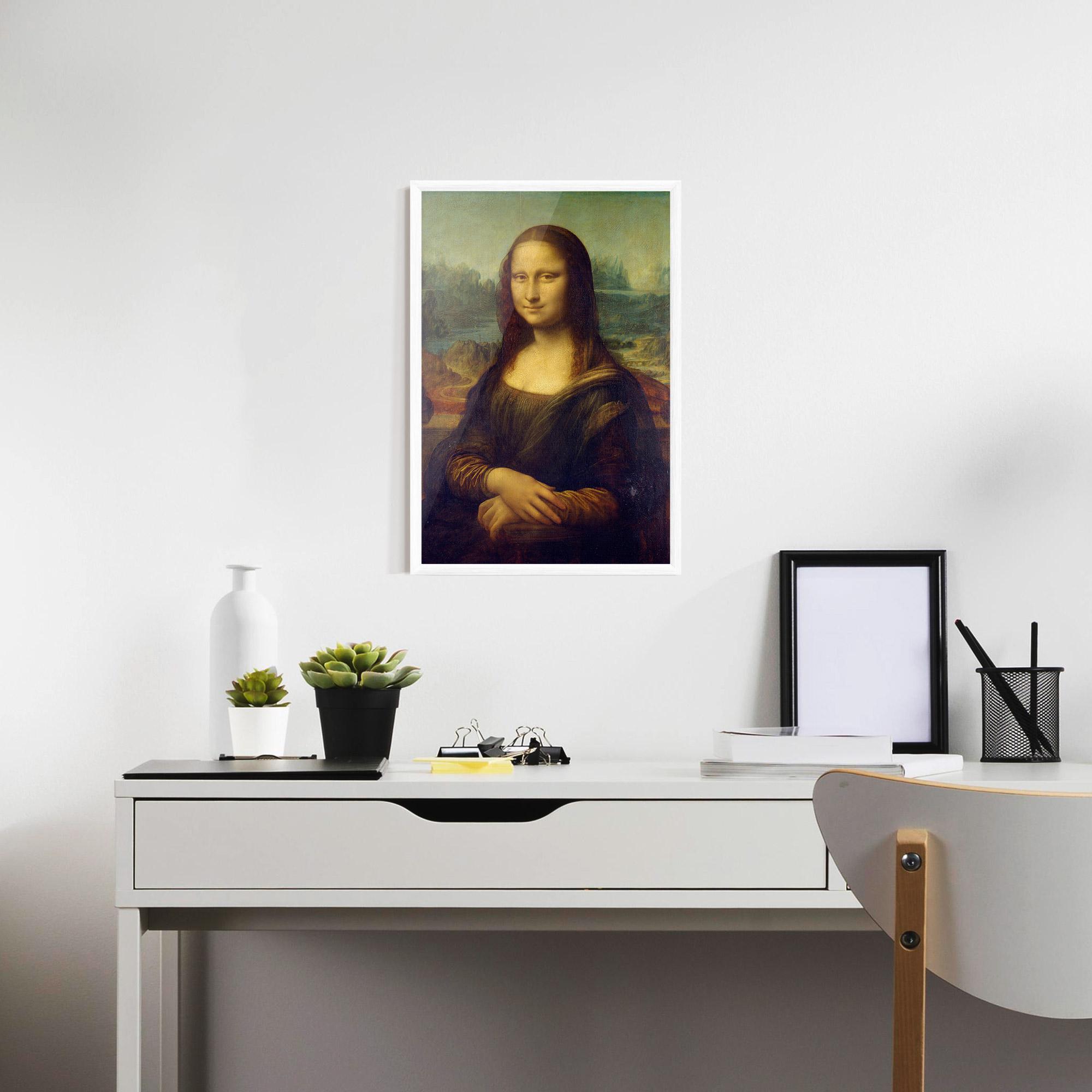 Gerahmte Poster Gioconda By Leonardo Da Vinci mockup 7