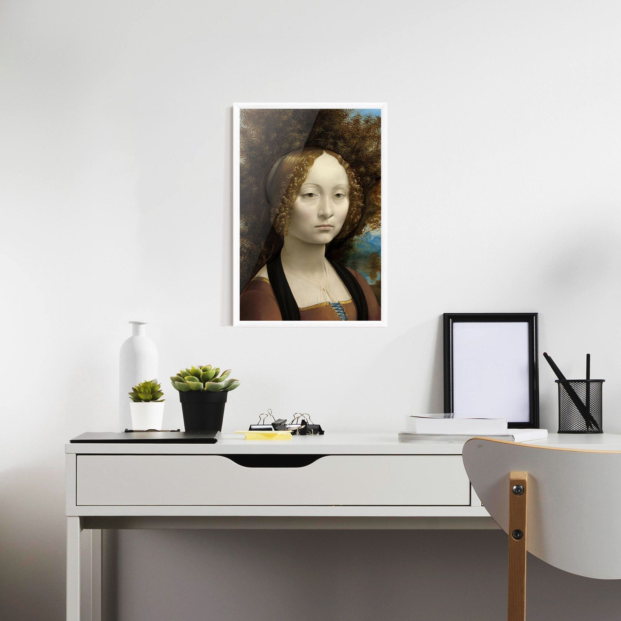 Leonardo Da Vinci Ginevra De Benci mockup 7