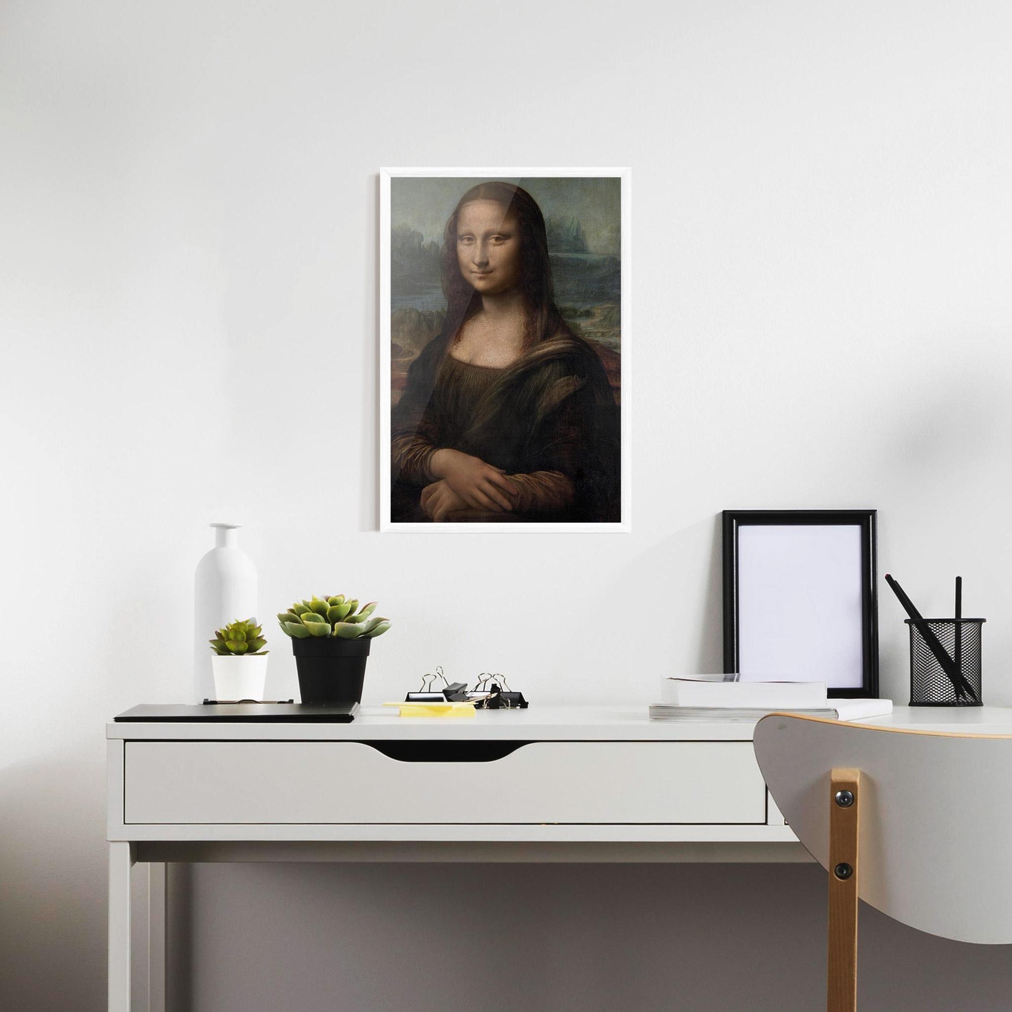Gerahmte Poster Mona Lisa By Leonardo Da Vinci mockup 7