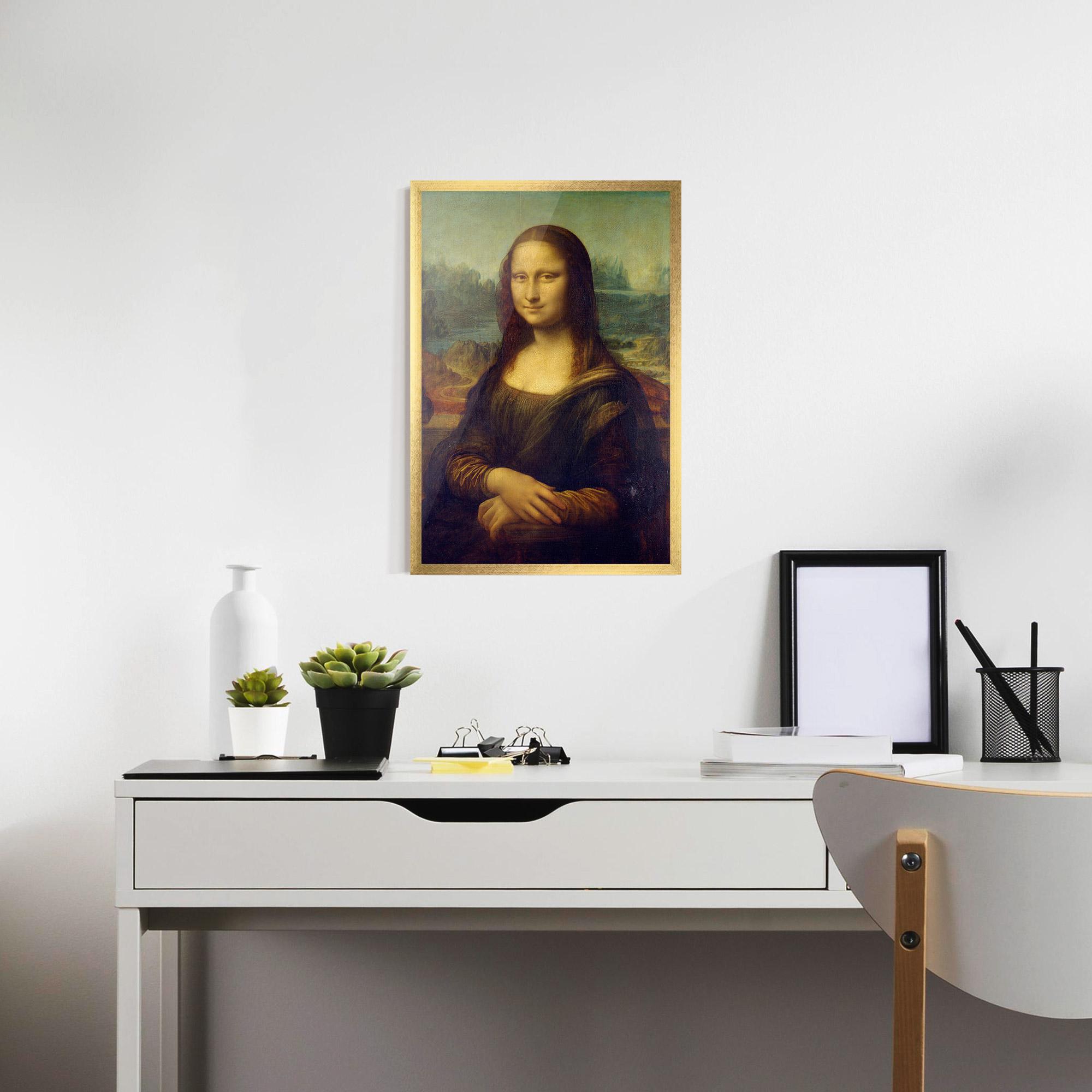 Gerahmte Poster Gioconda By Leonardo Da Vinci mockup 7