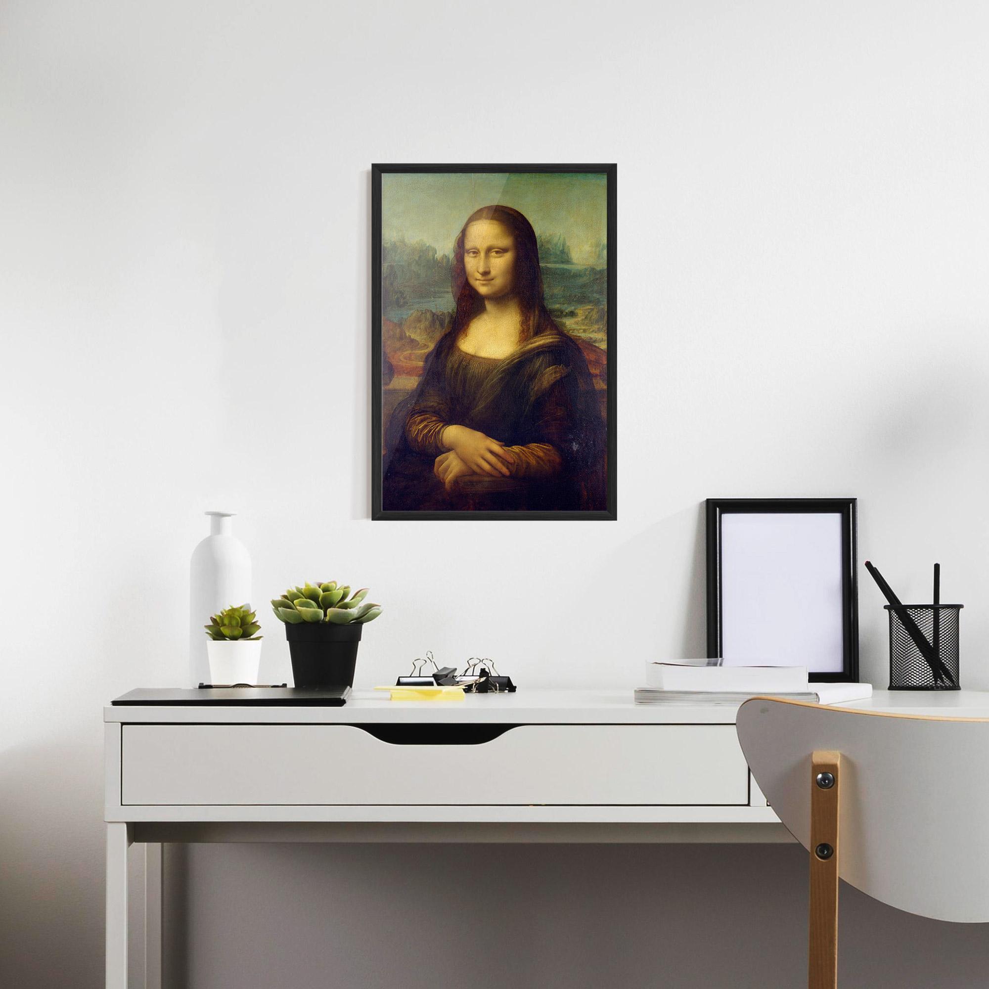 Gerahmte Poster Gioconda By Leonardo Da Vinci mockup 7