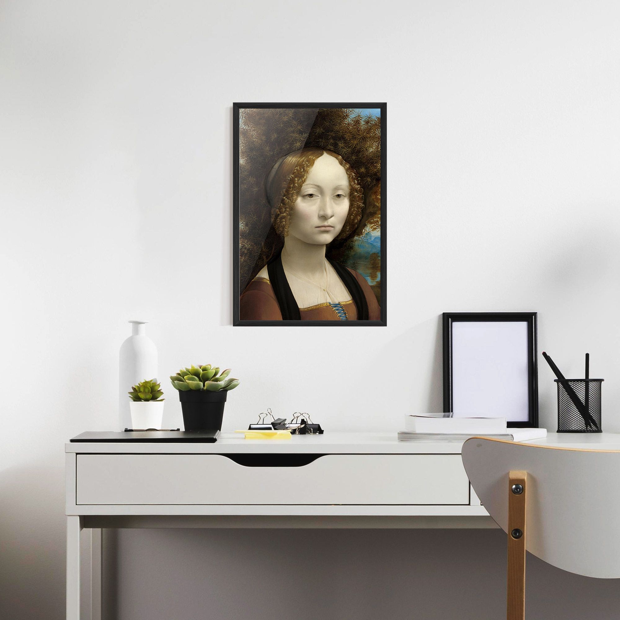 Leonardo Da Vinci Ginevra De Benci mockup 7