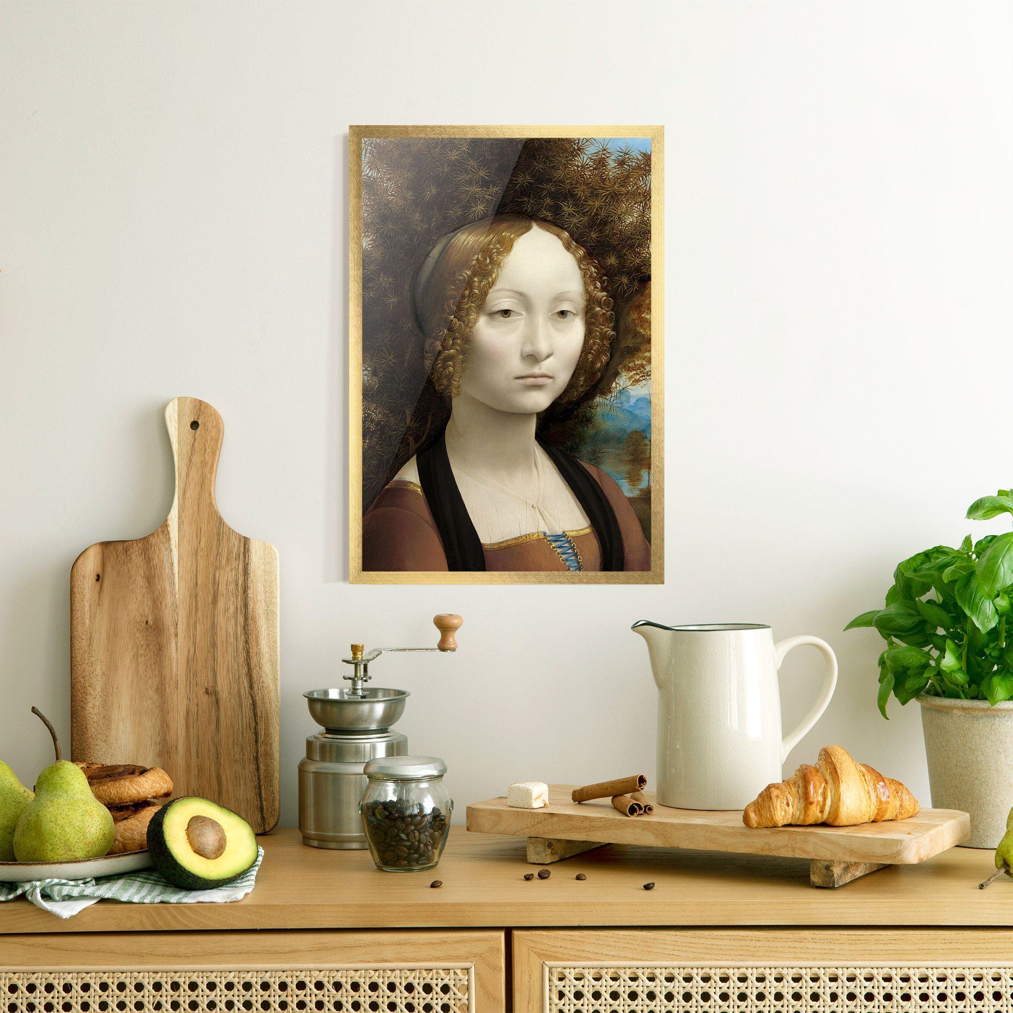 Leonardo Da Vinci Ginevra De Benci mockup 8