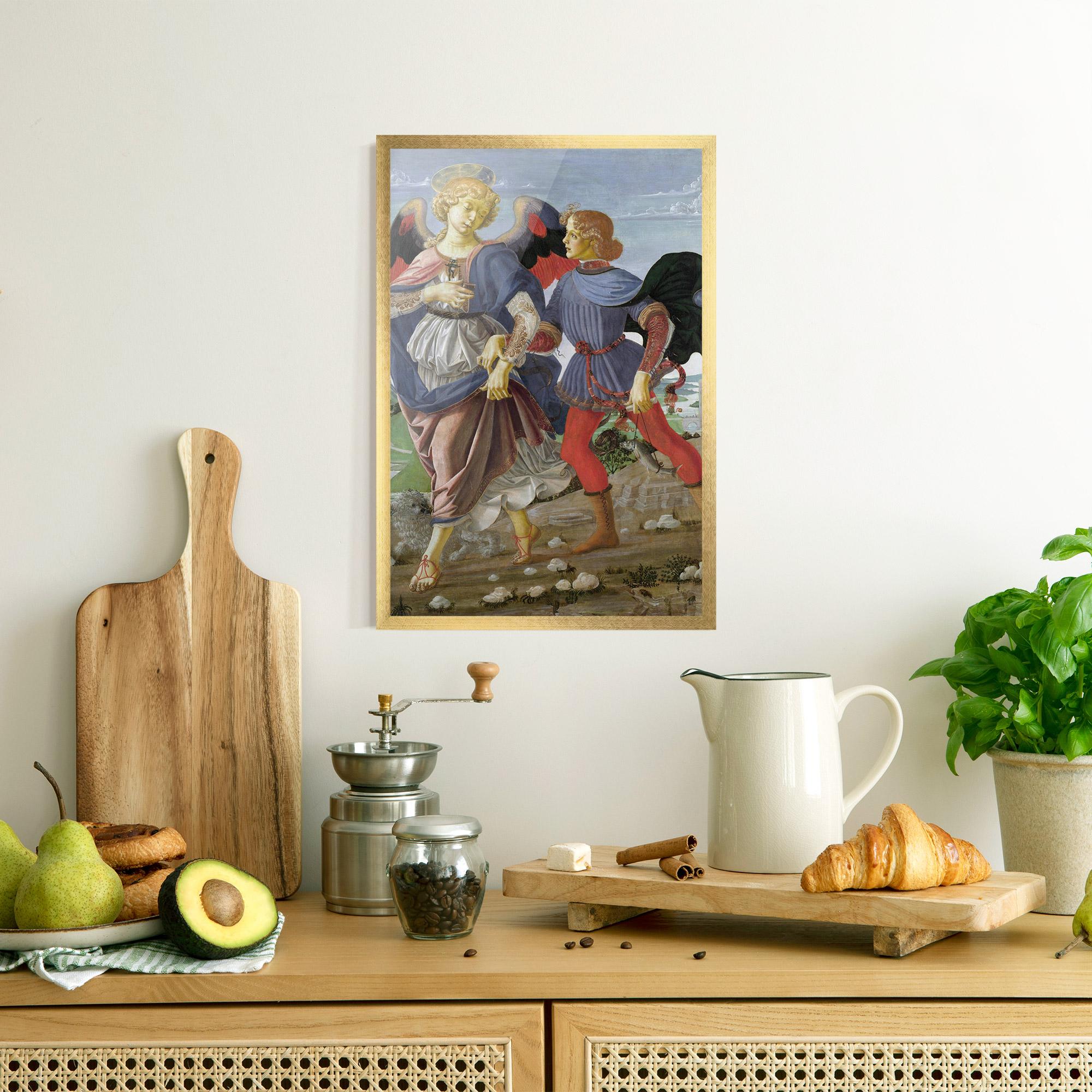 Gerahmte Poster Tobias And The Angel mockup 8