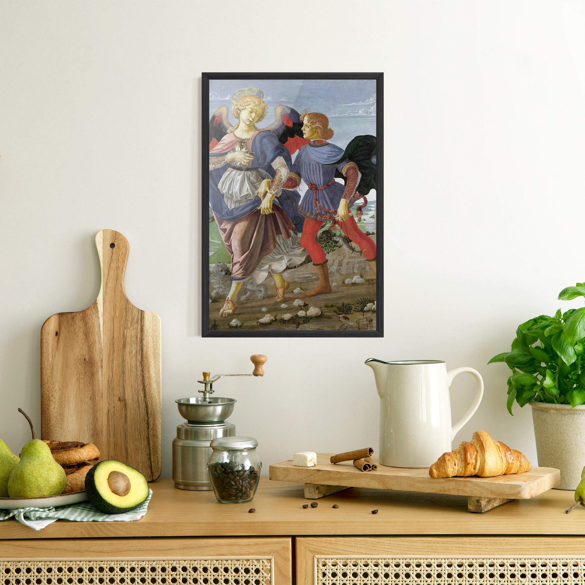 Gerahmte Poster Tobias And The Angel mockup 8