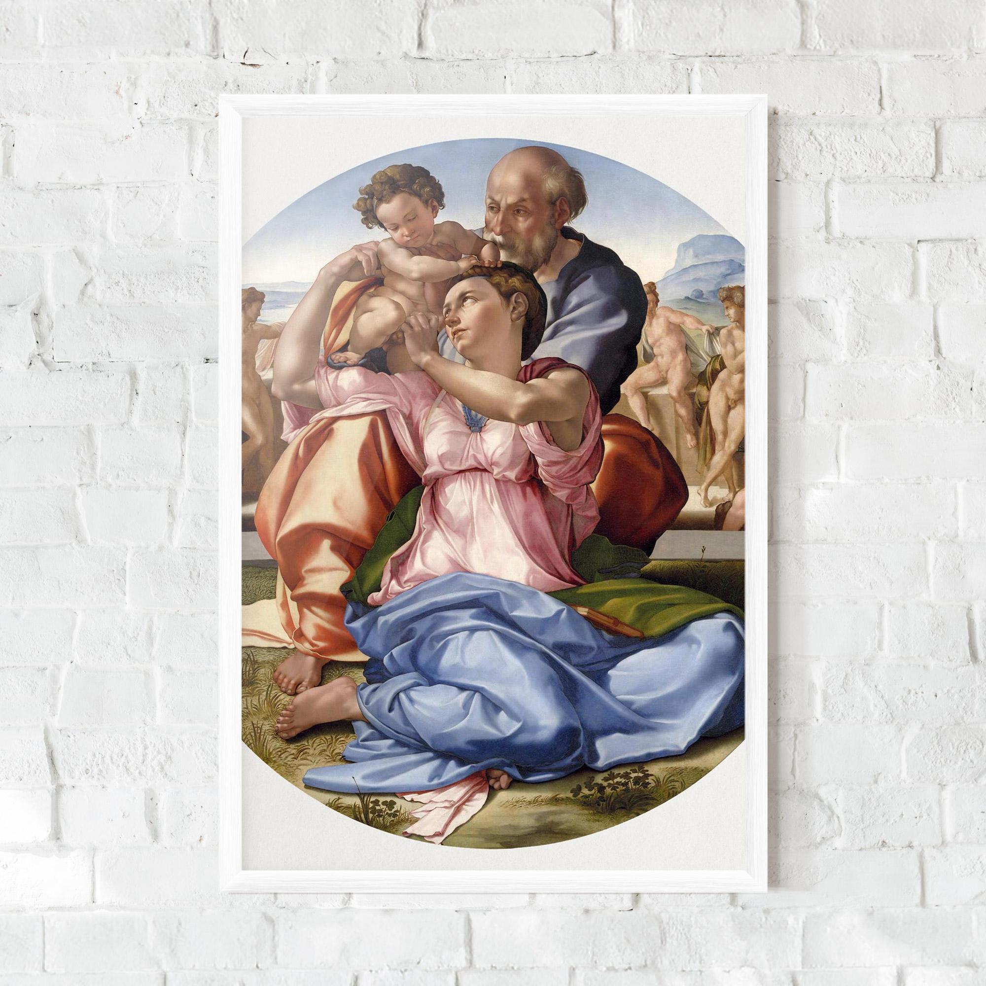 Gerahmte Poster Doni Tondo mockup 0