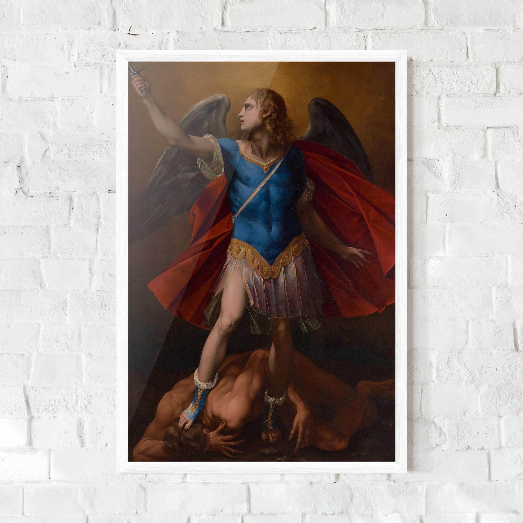 Gerahmte Poster Sword In Upraised mockup 0