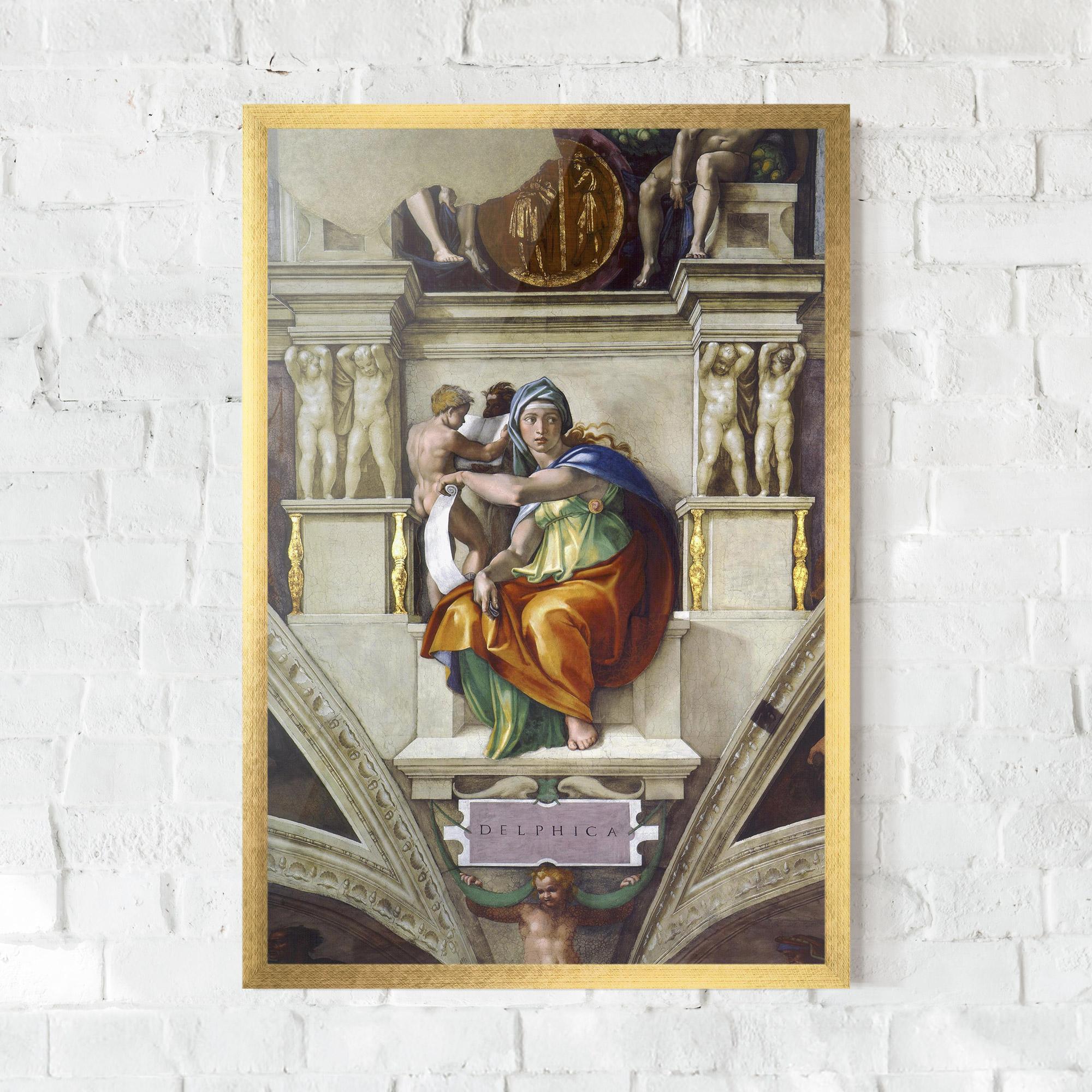 Gerahmte Poster Delphic Sibyl mockup 0