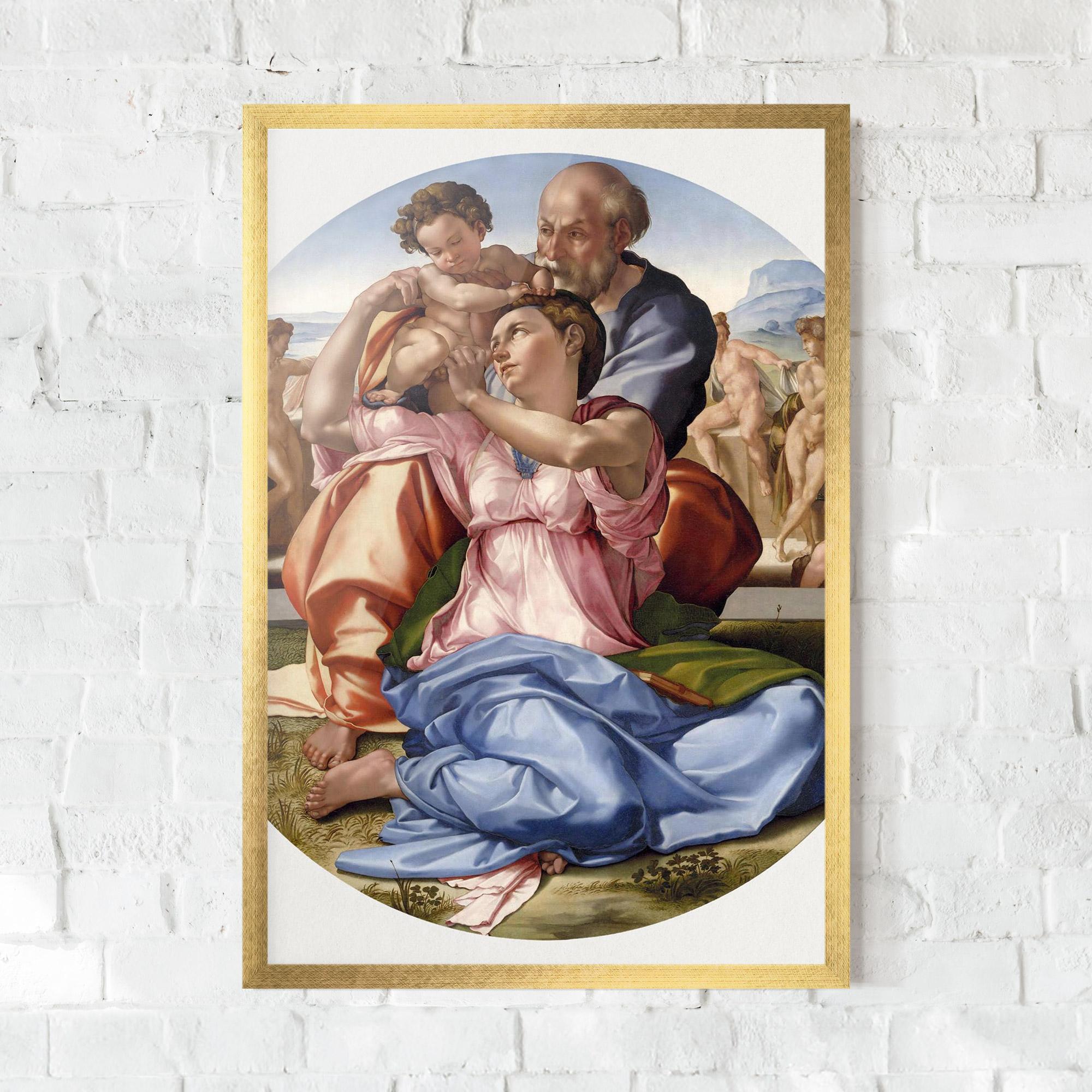 Gerahmte Poster Doni Tondo mockup 0