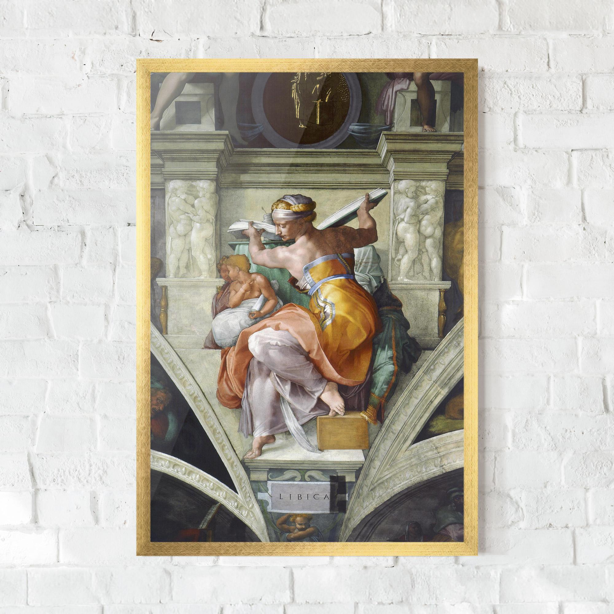 Gerahmte Poster Libyan Sibyles mockup 0